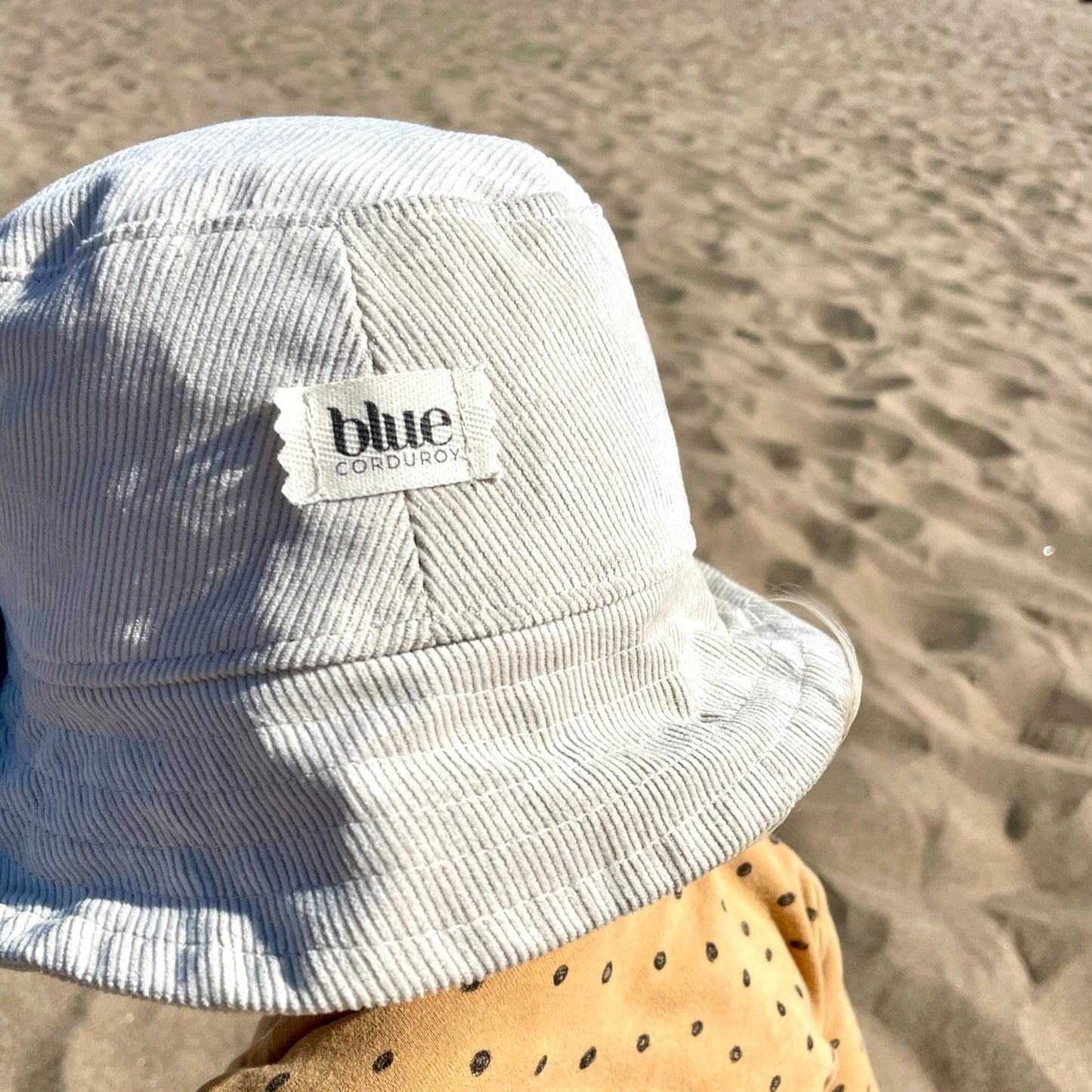 Baby Corduroy Bucket Hat - Stone