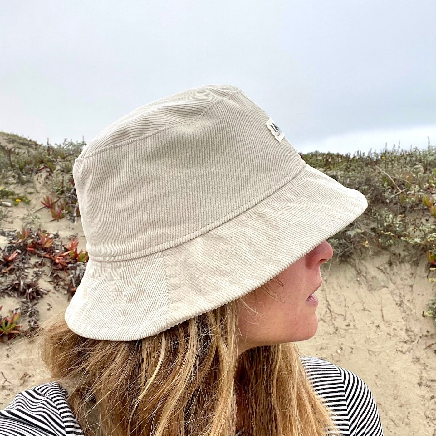 Corduroy Bucket Hat - Stone