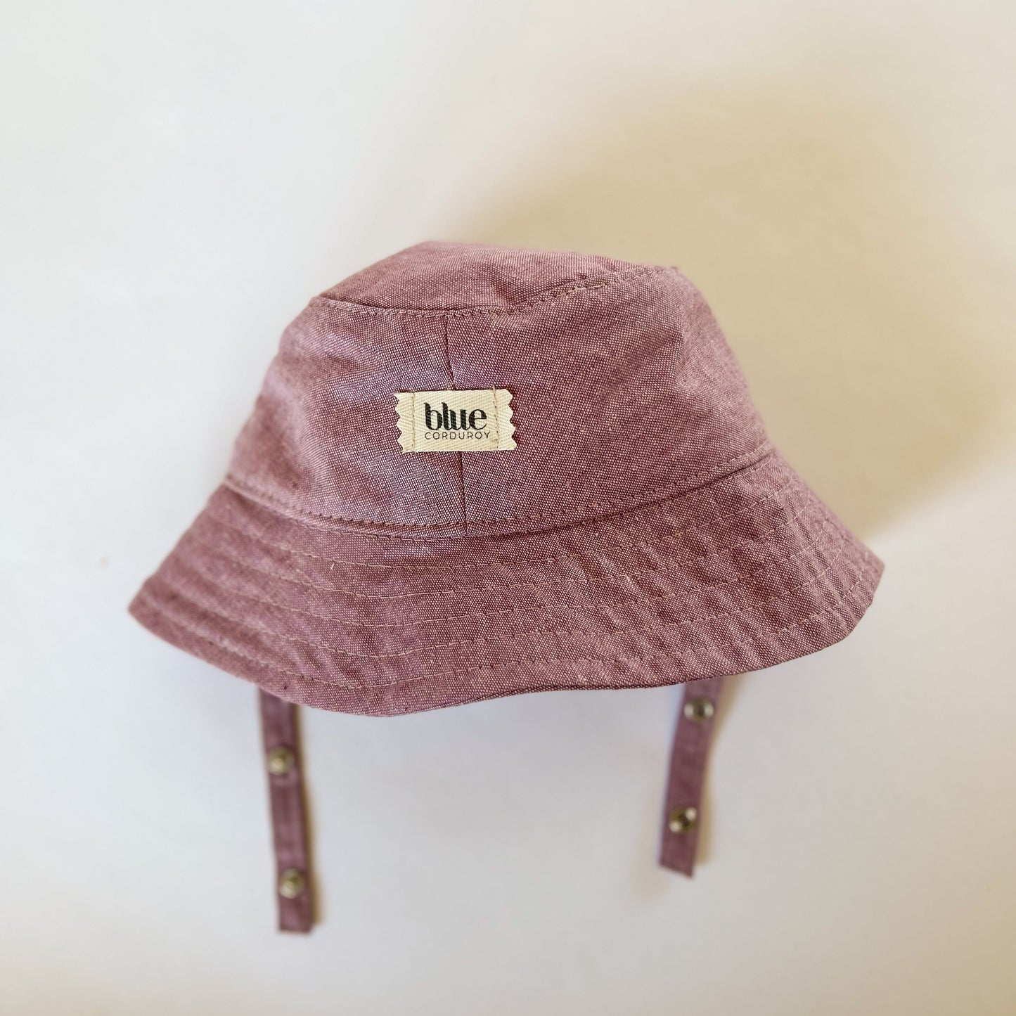 Baby Linen Bucket Hat - Mauve