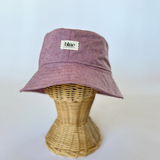 Linen Bucket Hat - Lavender