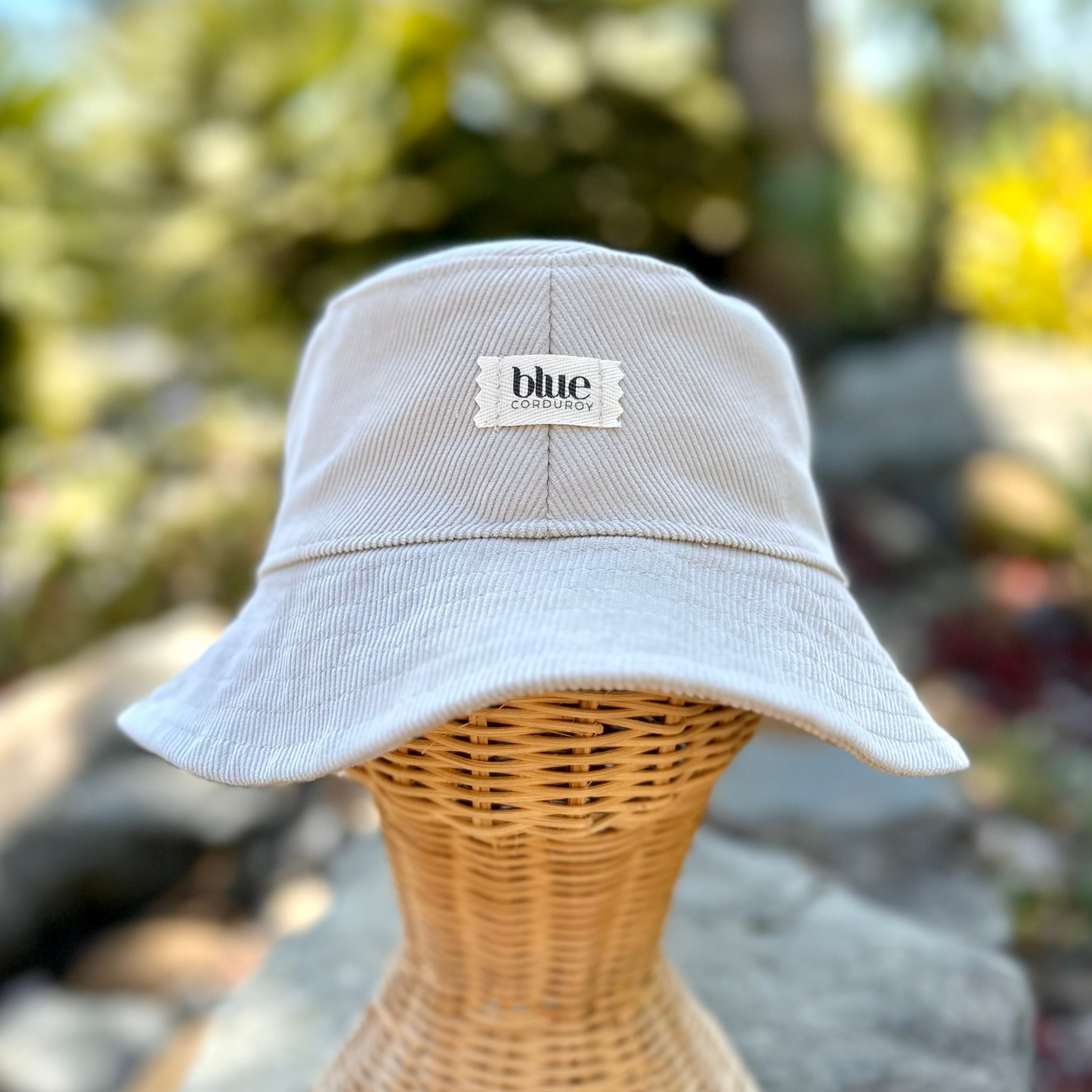 Corduroy Bucket Hat - Stone