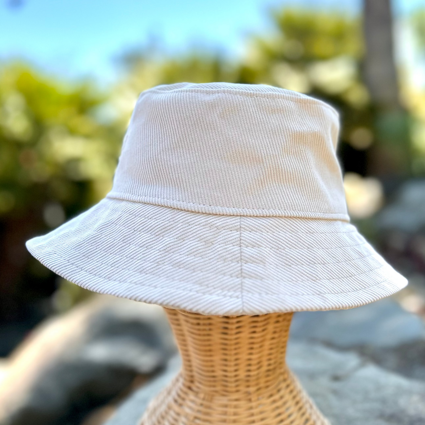 Corduroy Bucket Hat - Stone