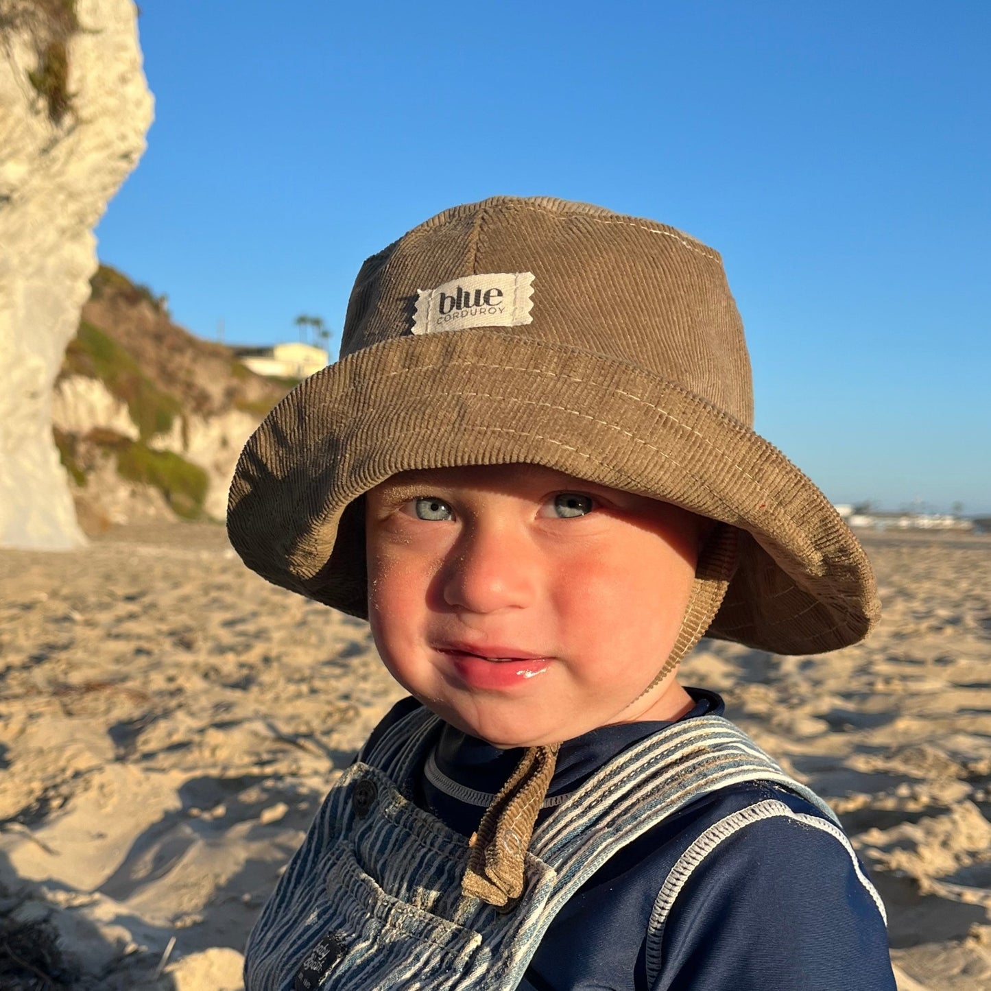Baby Corduroy Bucket Hat - Khaki