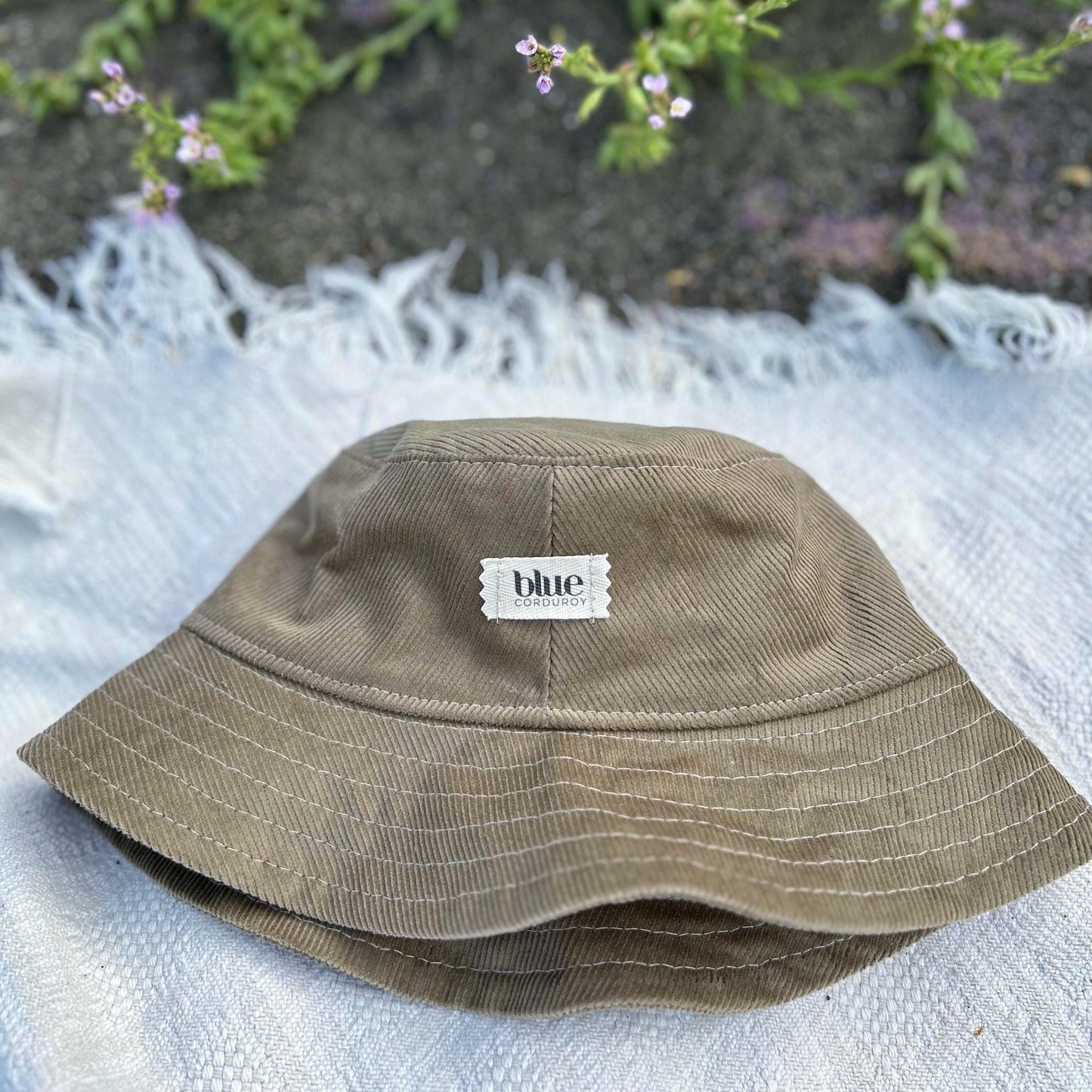 Corduroy Bucket Hat - Khaki