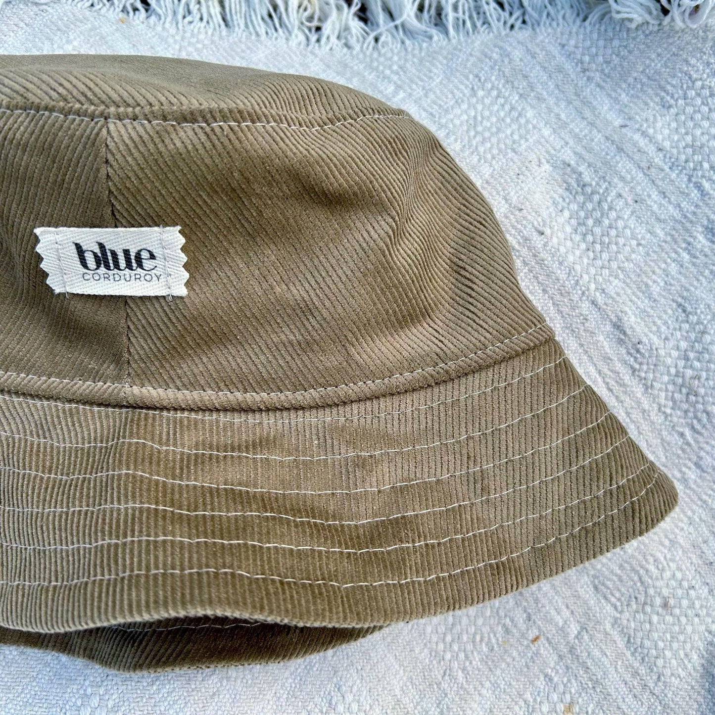Corduroy Bucket Hat - Khaki
