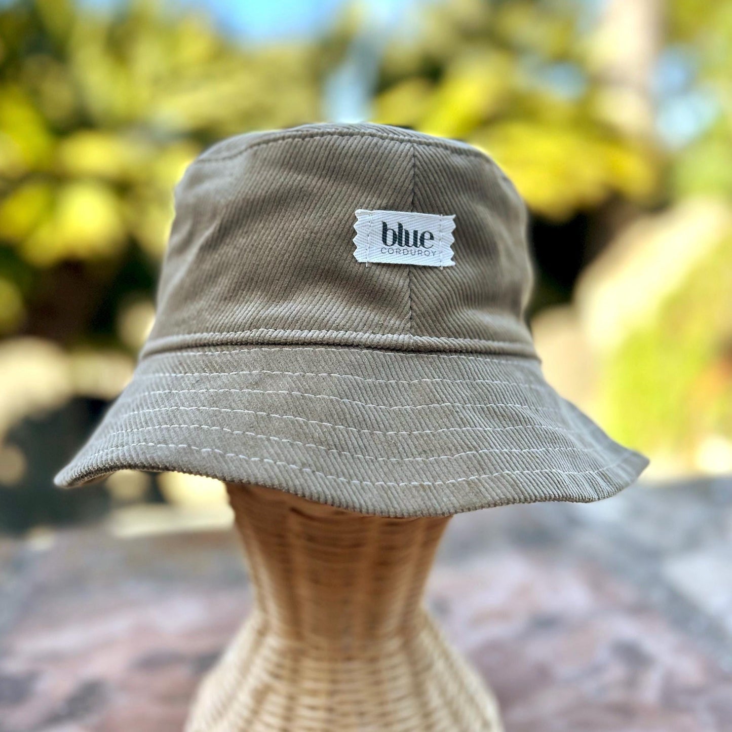 Corduroy Bucket Hat - Khaki