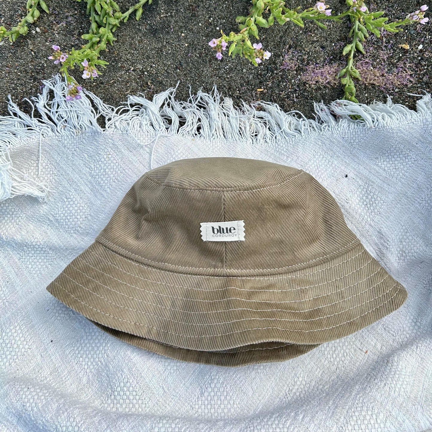 Corduroy Bucket Hat - Khaki