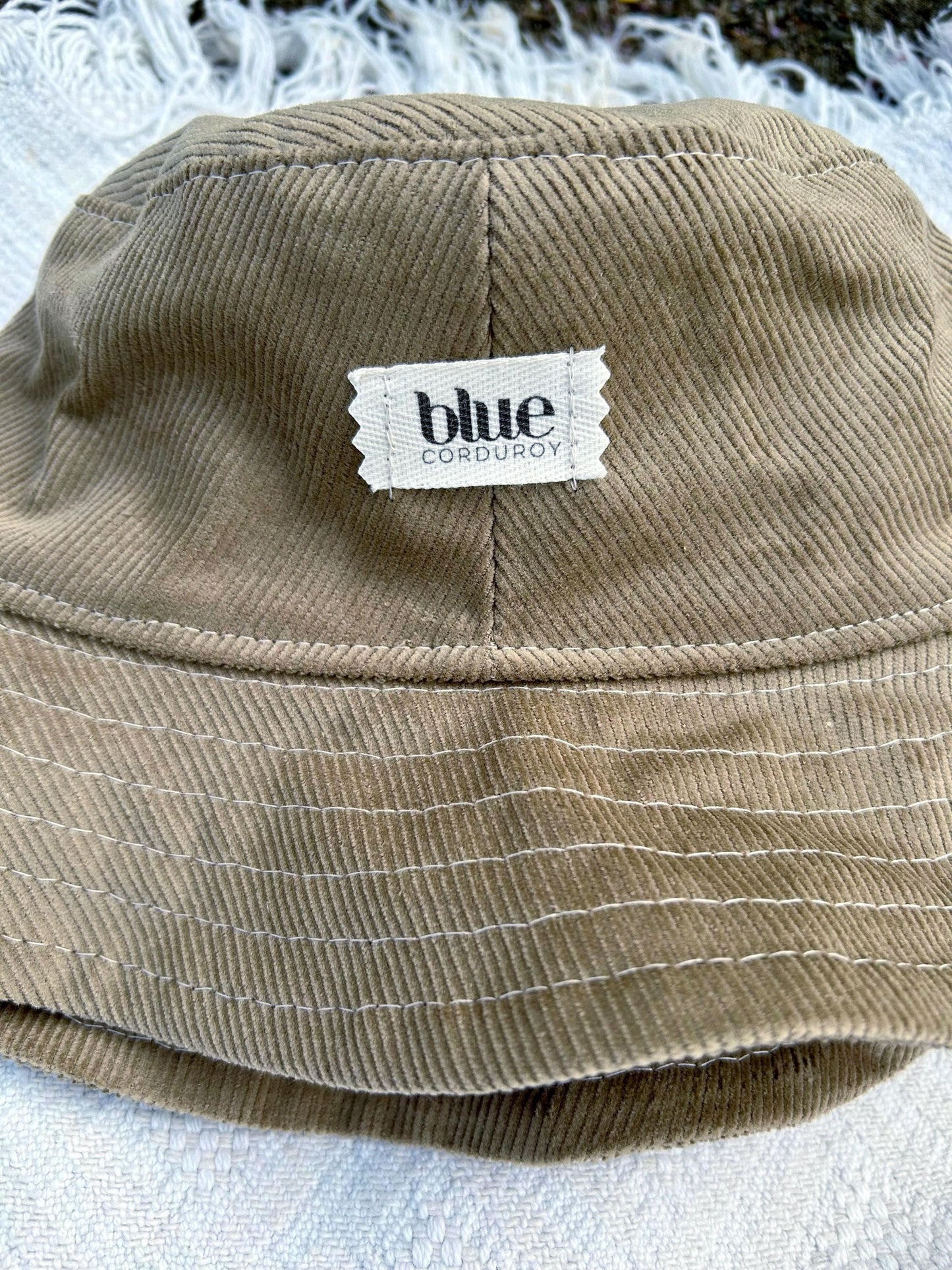 Corduroy Bucket Hat - Khaki