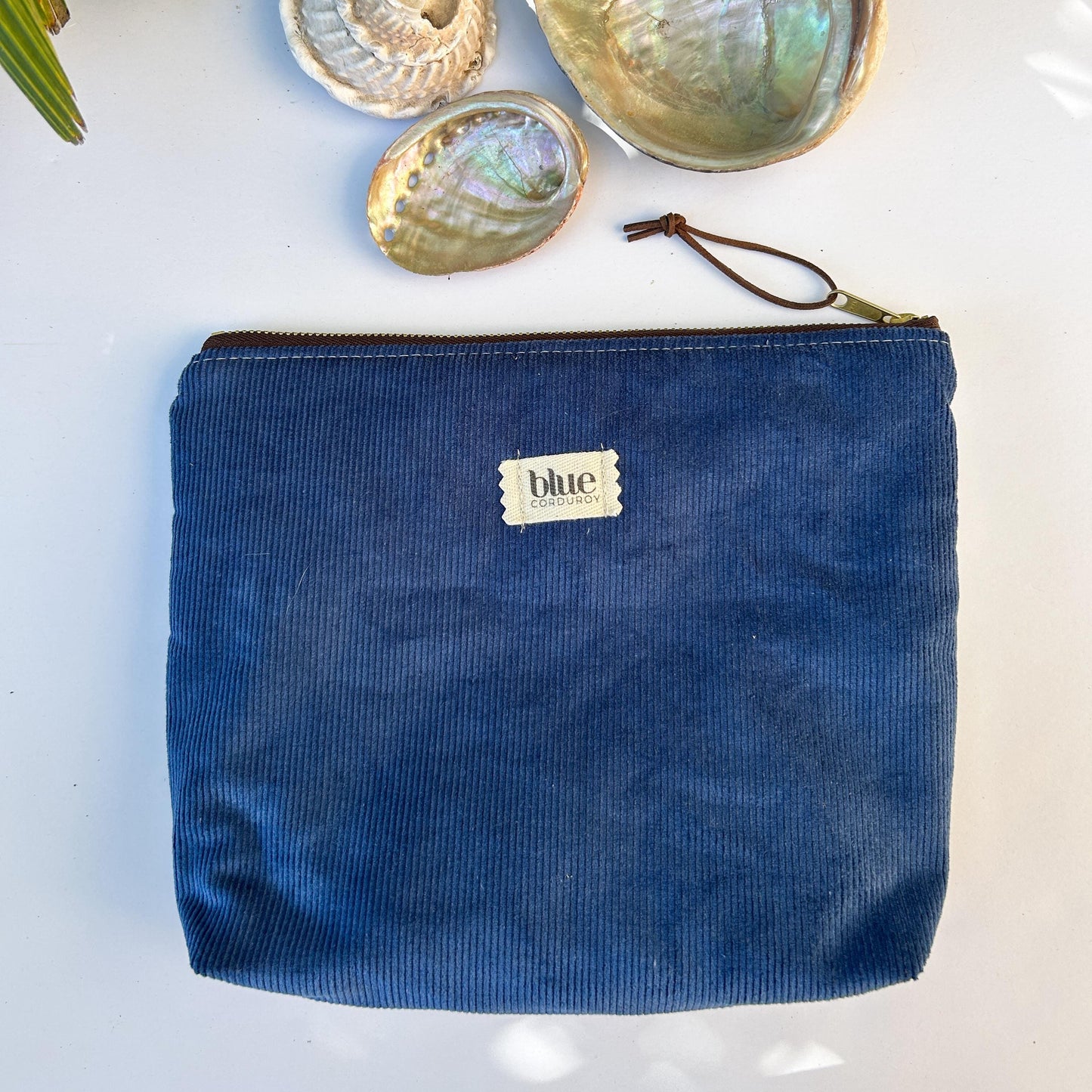 Zipper Pouch - Blue Sunshine Patchwork