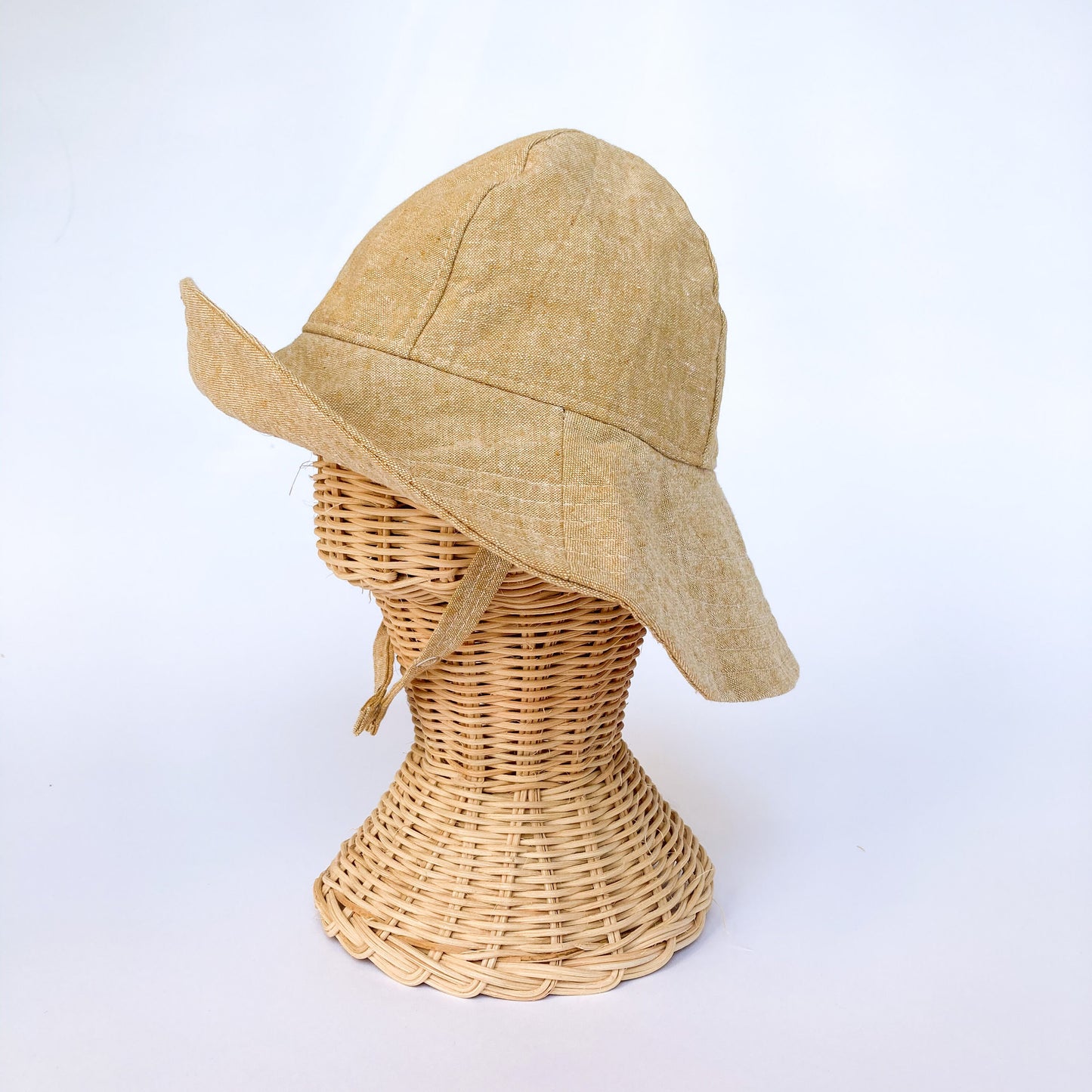 Baby Wide Brim Sun Hat, Tan Hat, Outdoor Toddler Hat, Beach Hat for Kids, Baby Summer Hat, Infant Sun Protection, Neutral Baby Shower Gift