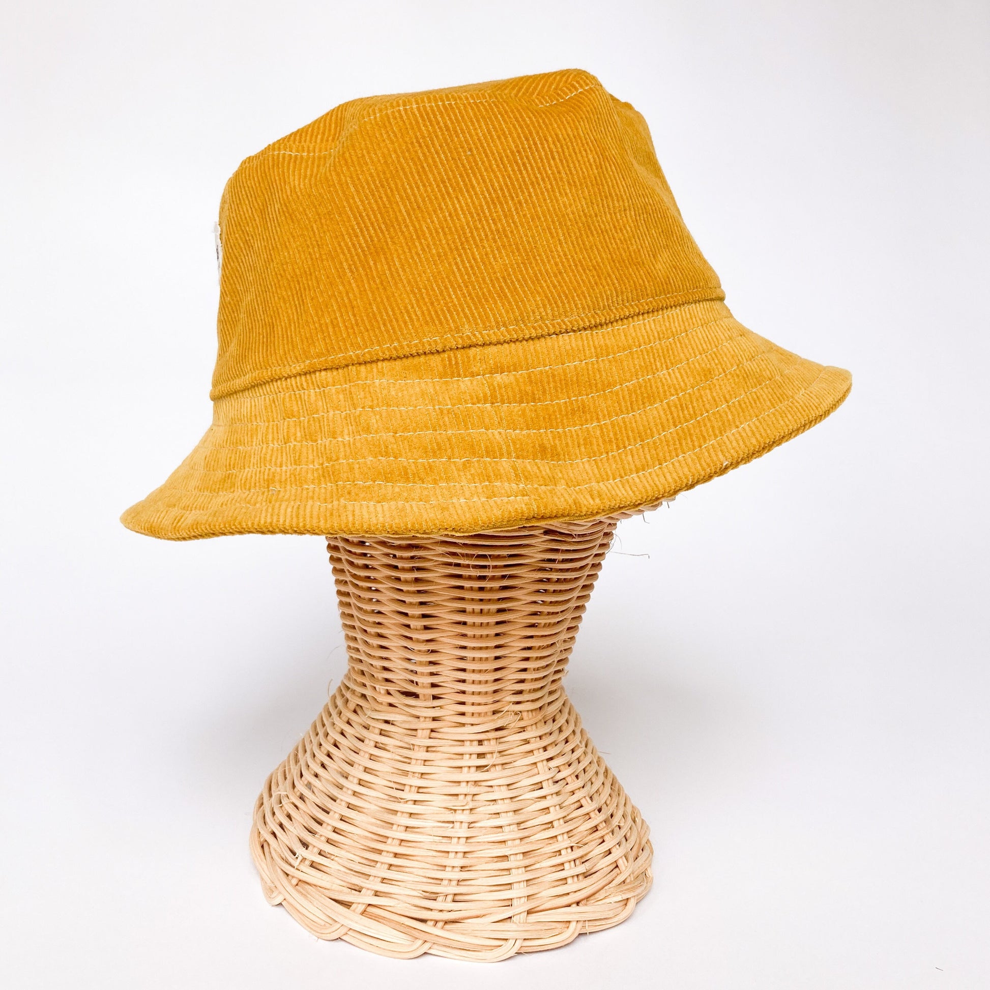 Corduroy Bucket Hat, Summer Hat Women, Brim Sun Hat, Gift for Teen Girl, Packable Hat, Beach Bucket Hat, Yellow Cap, Beach Accessory