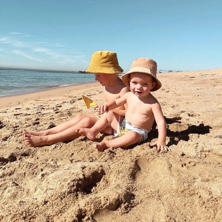 Toddler Bucket Hat, Newborn Sun Hat, Baby Sun Protection, Winter Infant Hat, Kid Beach Hat, Winter Style, Neutral Shower Gift, Corduroy Hat