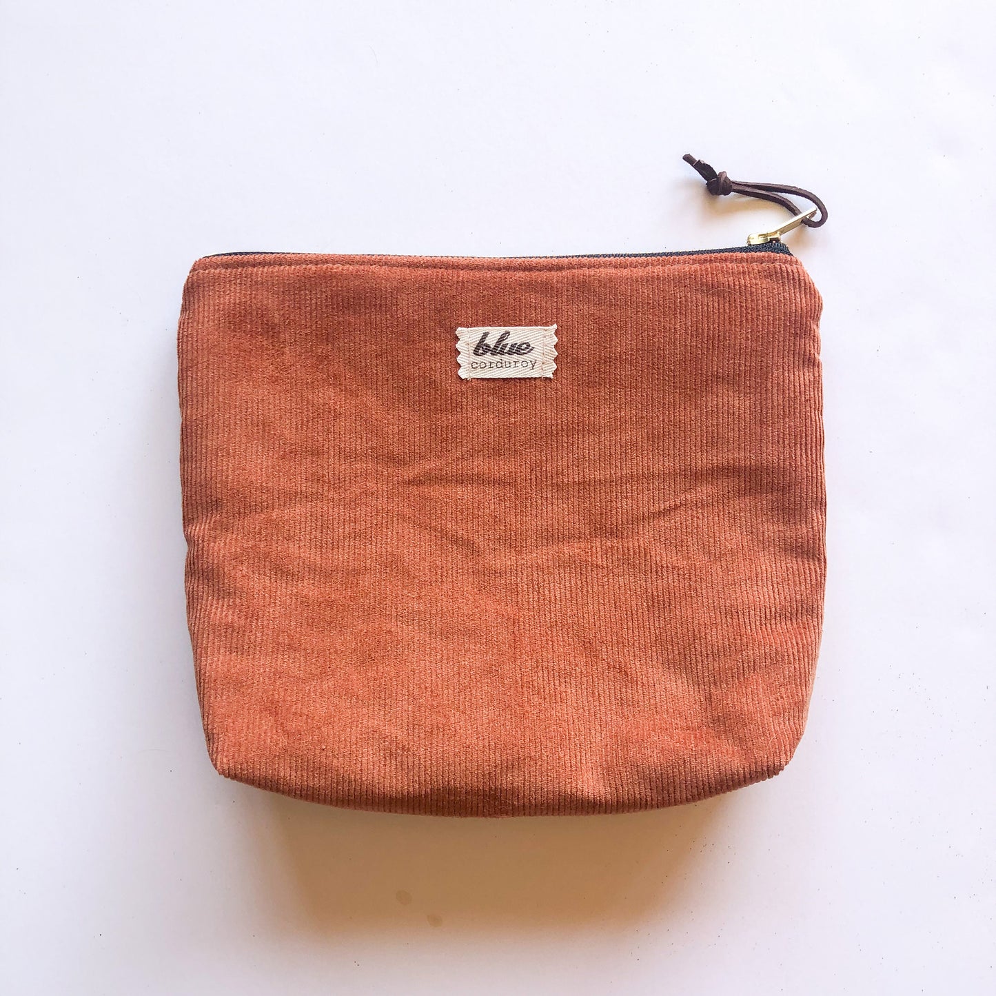 Checkered Bag, Patchwork Zipper Pouch, Corduroy Make up Bag, Back to School Pencil Holder, Fabric Toiletry Pouch, Fall Gifts for Her