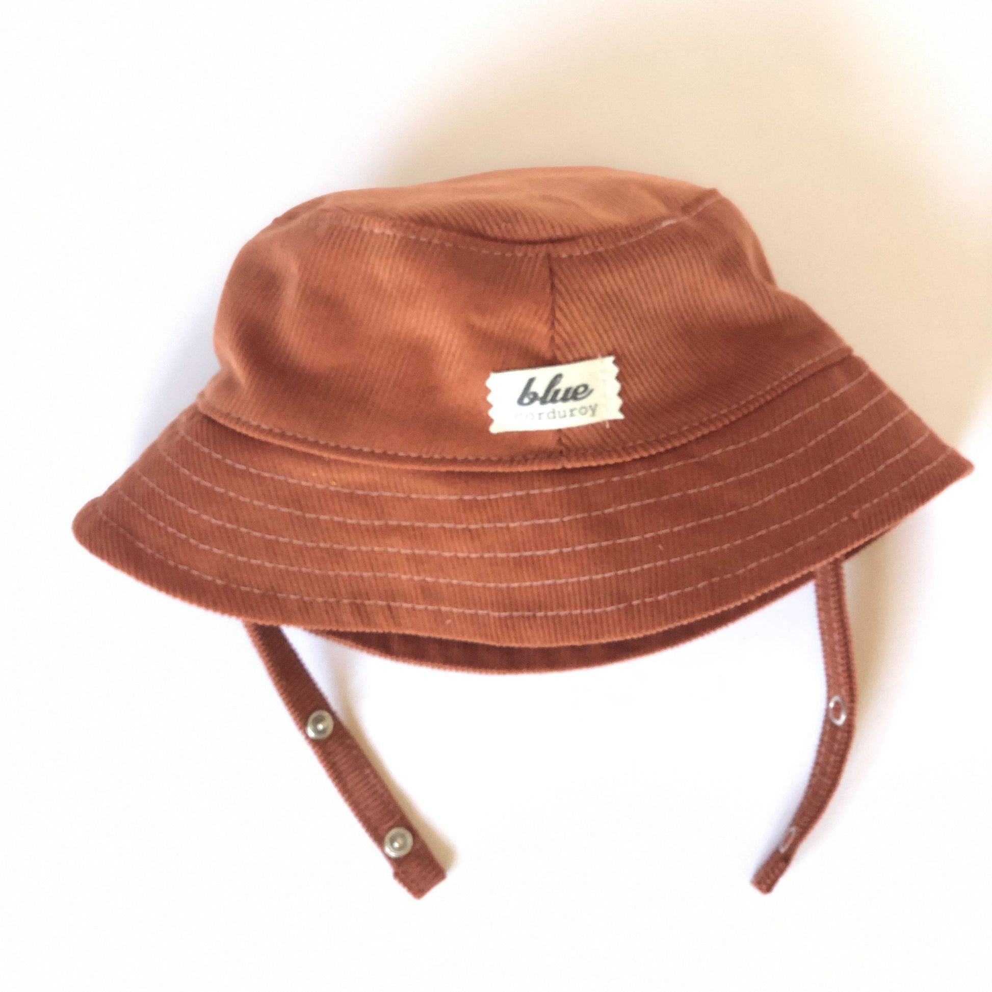 Baby Bucket Hat, Corduroy Hat, Summer Infant Gift, Newborn Sun Hat, Fall Kid Hat, Toddler Beach Accessory, Toddler Bucket Hat, Rust Hat