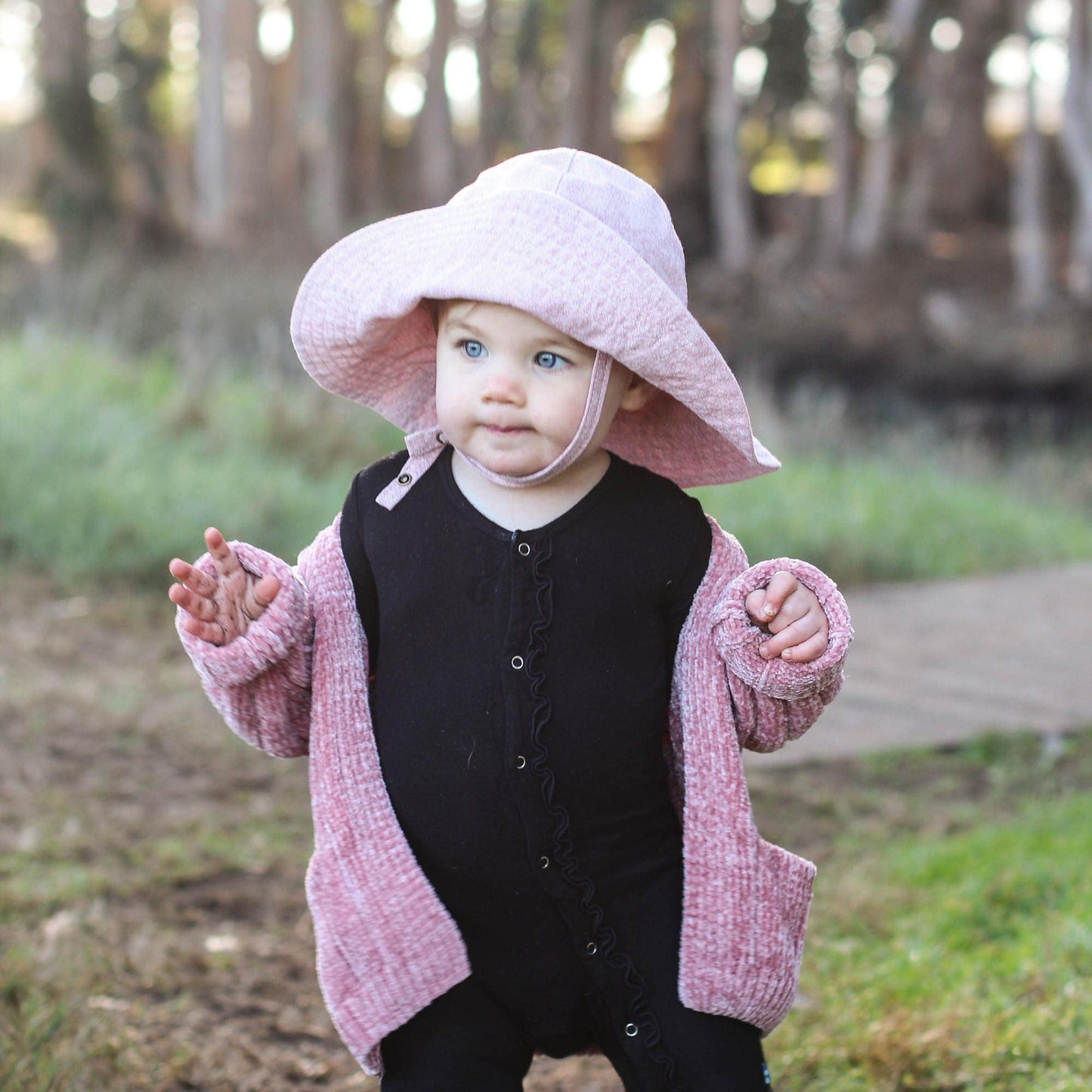 Girls Sun Hat, Wide Brim Toddler Hat, Outdoor Newborn Gift, Baby Beach Hat, First Summer, Little Girls Vacation, Baby Summer Accessory