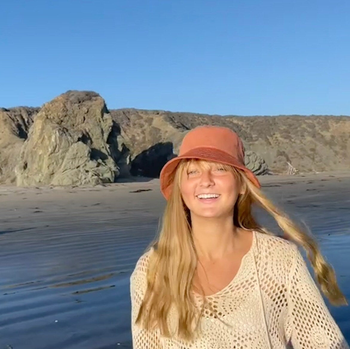 Cotton Bucket Hat, Corduroy Hat, Unisex Fall Accessory, 90's Bucket Hat, Cord Cap, Rust Hat, Fall Style, Neutral Gift for Teen