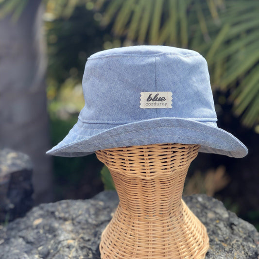 Linen Bucket Hat, Blue Summer Hat, Womens Sun hat, Trending Hats, Periwinkle Accessory, Bucket Hat Womens, Summer Gift for Her, Beach Hat