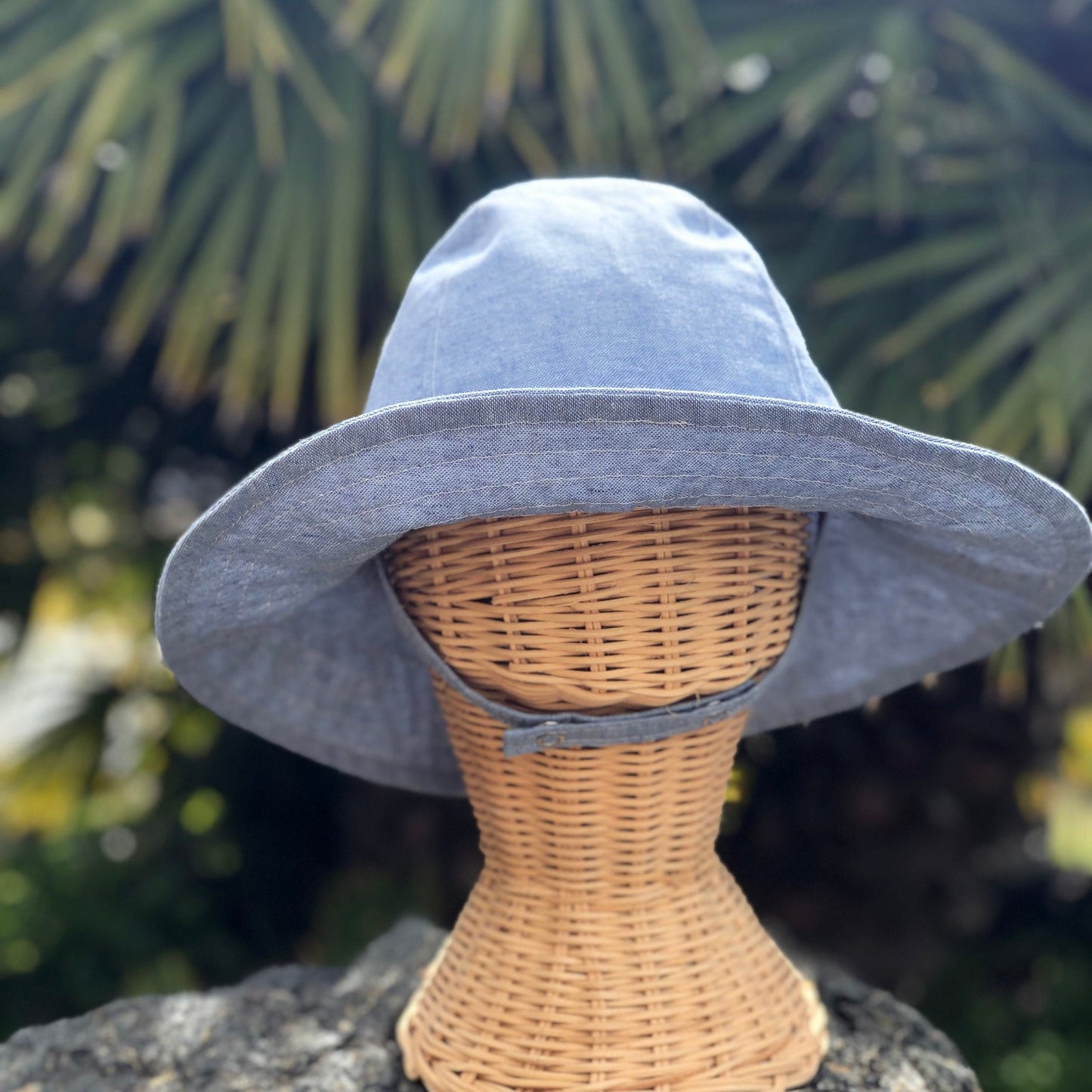 Wide Brim Sun Hat, Blue Newborn Hat, Linen Hat, Baby Beach Hat, Toddler Summer Hat, Baby Sun Hats, Infant Summer Gift, Hats for Boys