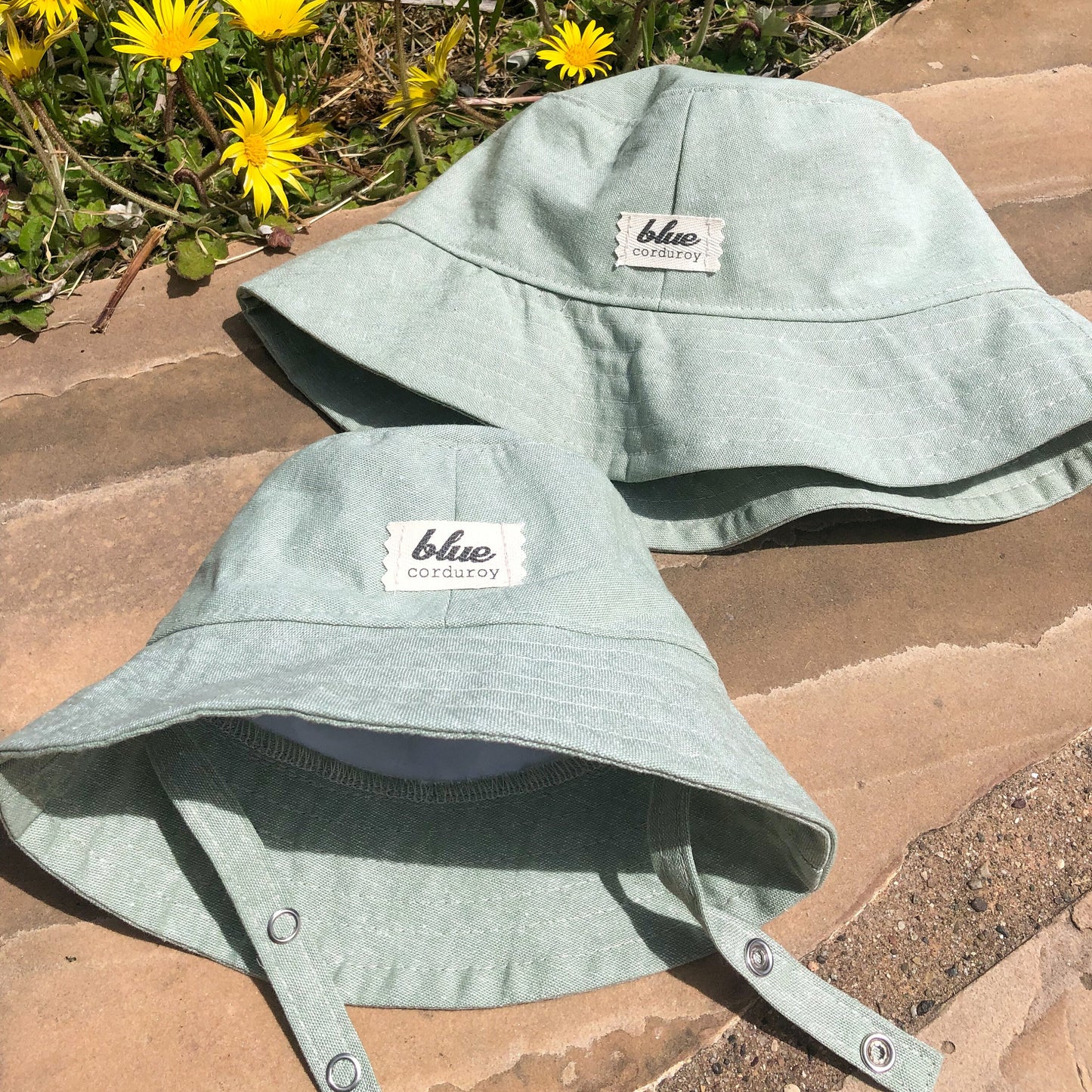 Matching Mommy and Baby Hat Set, Linen Hat, Bucket Hats, Mama and Mini Matching Hats, Baby Beach Hat, Summer Newborn Gift, New Mom Gift