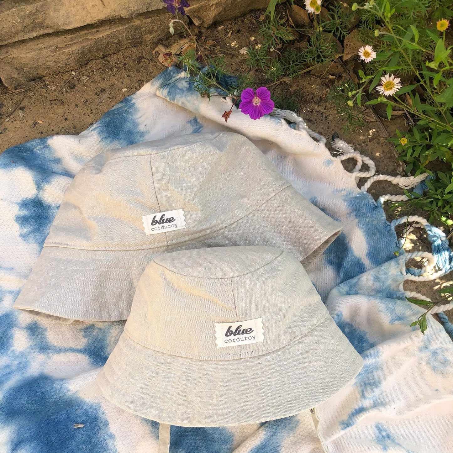 Matching Mommy and Baby Hat Set, Beige Sun Hat, Mama and Mini Matching Hats, Baby's First Summer, Bucket Hat, Foldable Hat, New Mom Gift