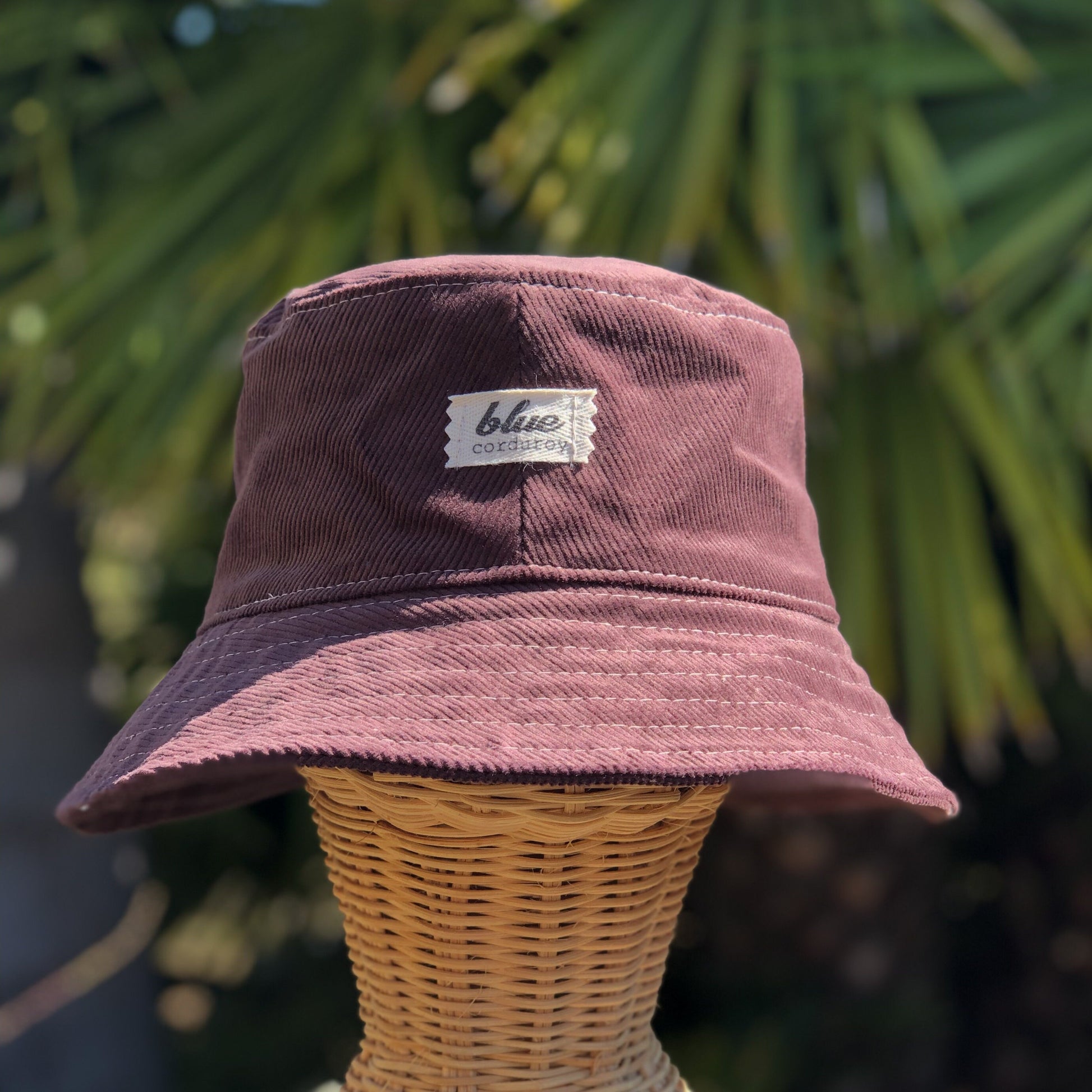 Brown Corduroy Bucket Hat, Fall Winter Bucket Hat, Beach Sun Hat, Unisex Hat, Gift for Hiker, Brim Winter Hat, Corduroy Cap, Handmade Hat
