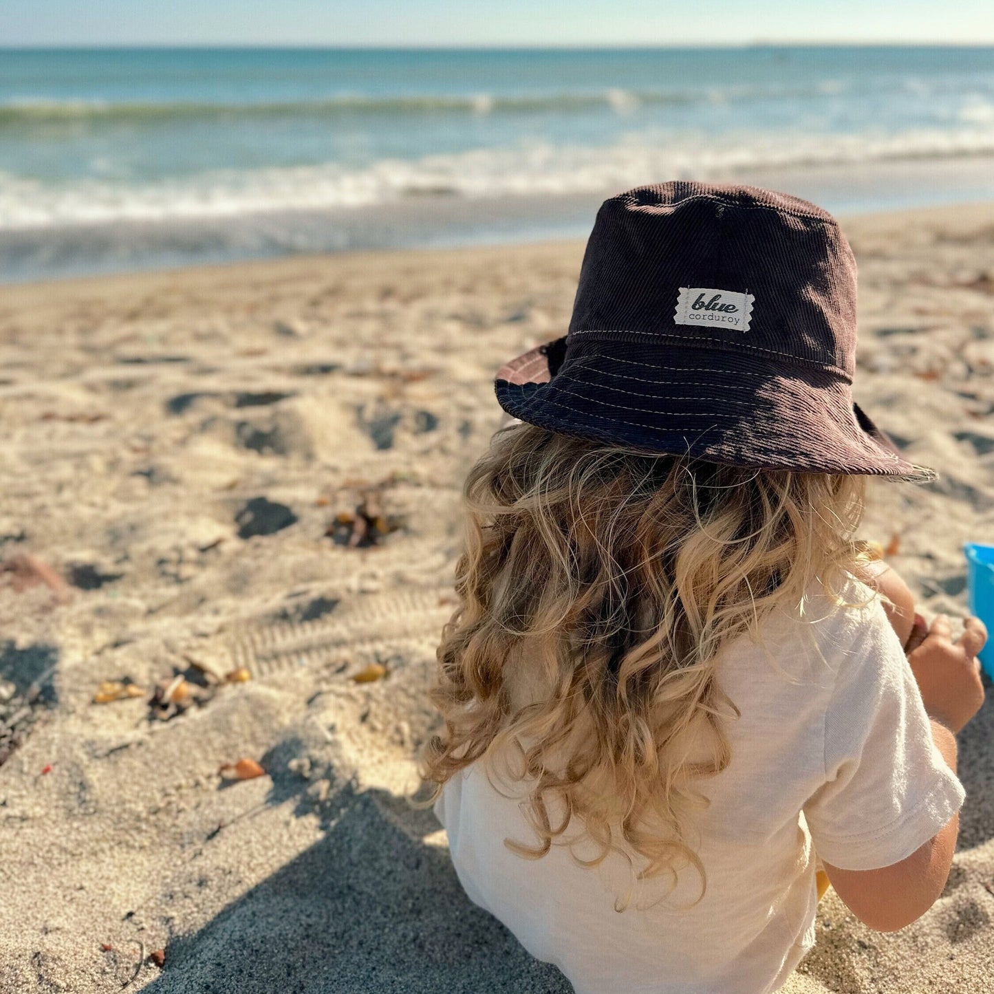 Bucket Hat forToddlers, Brown Corduroy Hat, Sun Hat for Boys, Baby Sun Protection, Gender Neutral Baby Gift, Beach Hat for Kids