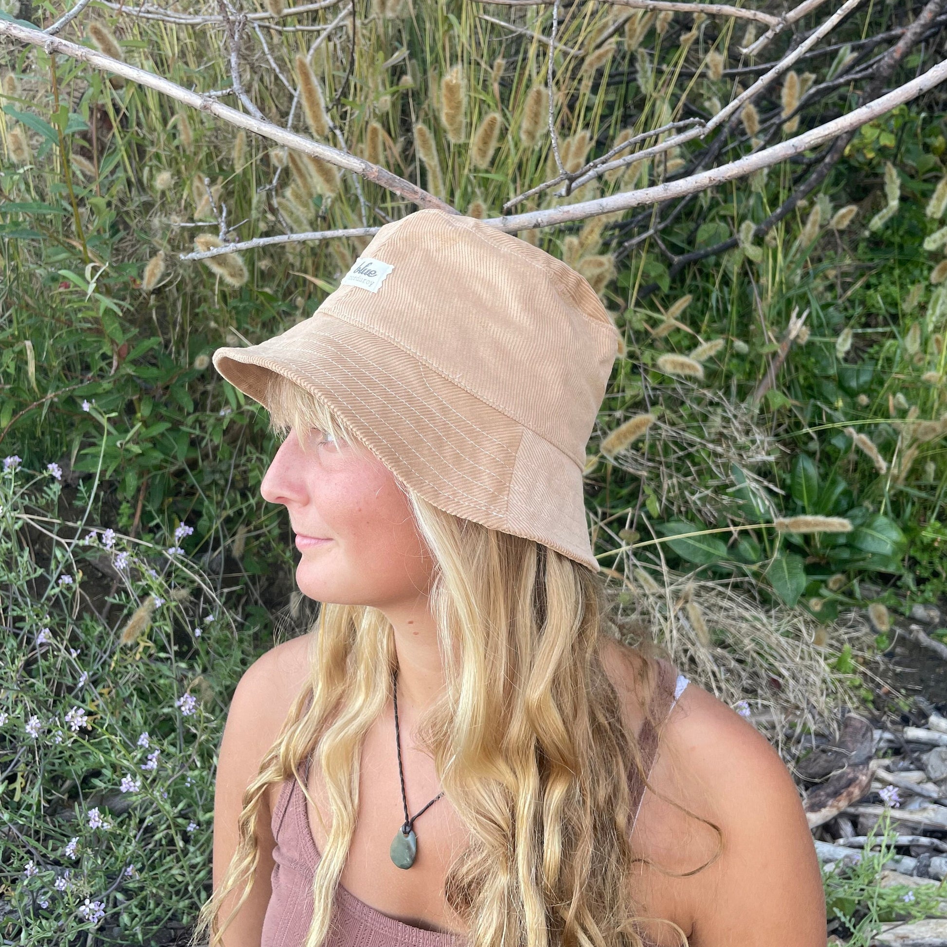 Tan Bucket Hat, Fall Hat for Women, Comfortable Hat, Fall Style for Her, Beach Accessory for Her, Winter Brim Hat, Corduroy Sun Hat