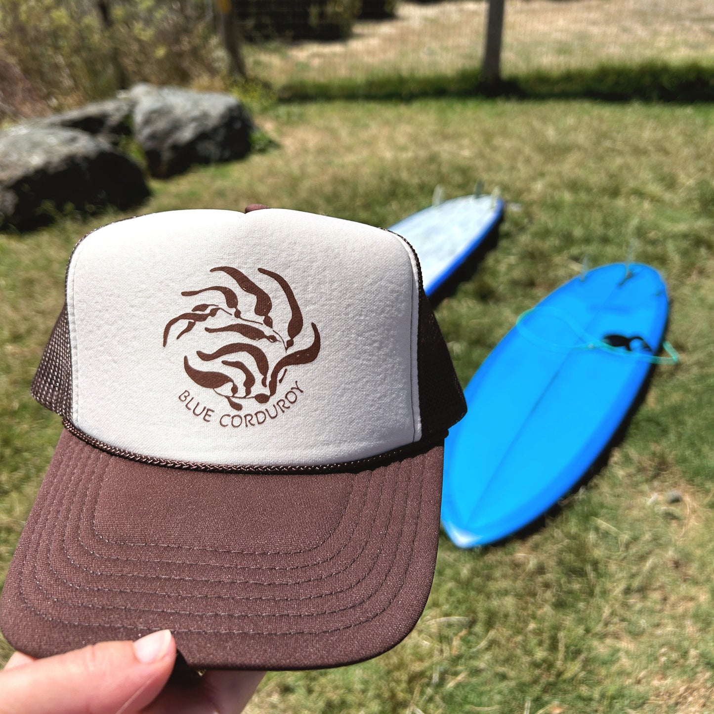 Trucker Hat - Brown Kelp