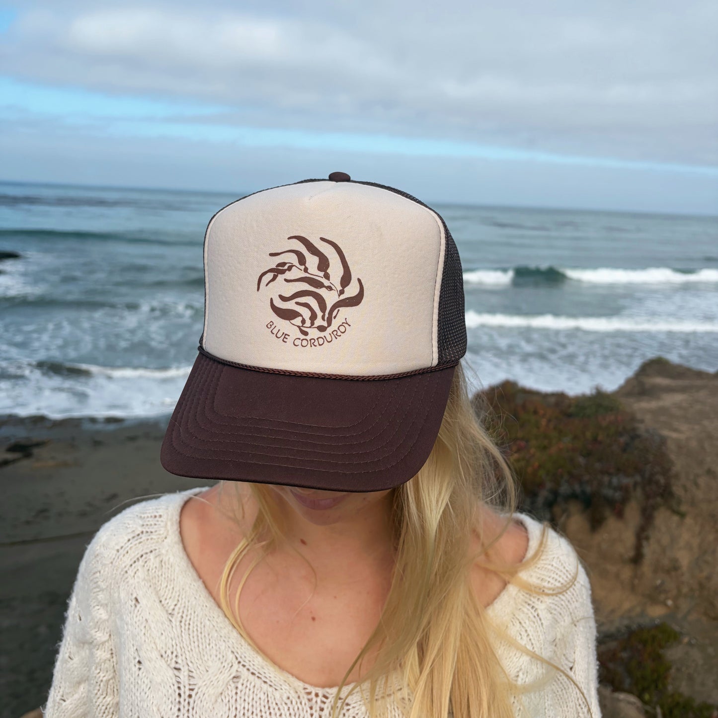 Trucker Hat - Brown Kelp