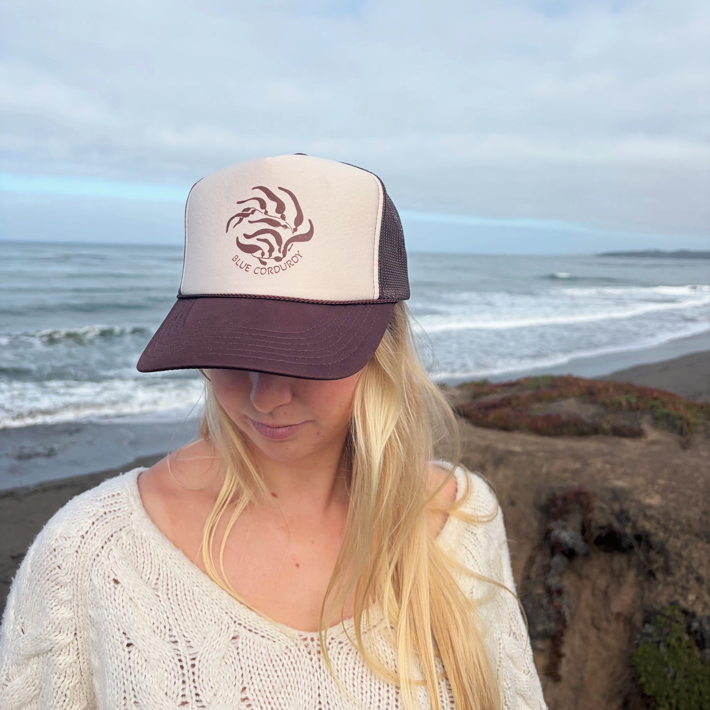 Trucker Hat - Brown Kelp