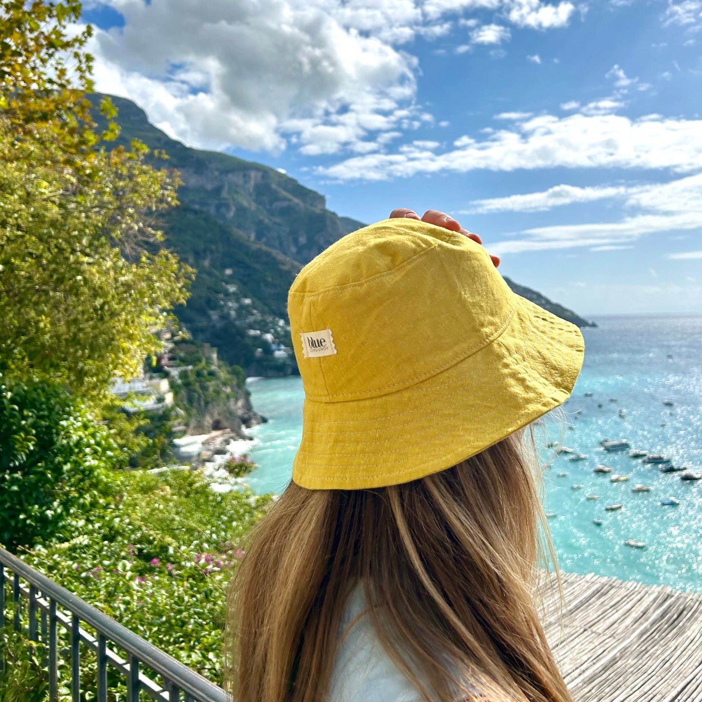 Linen Bucket Hat - Yellow