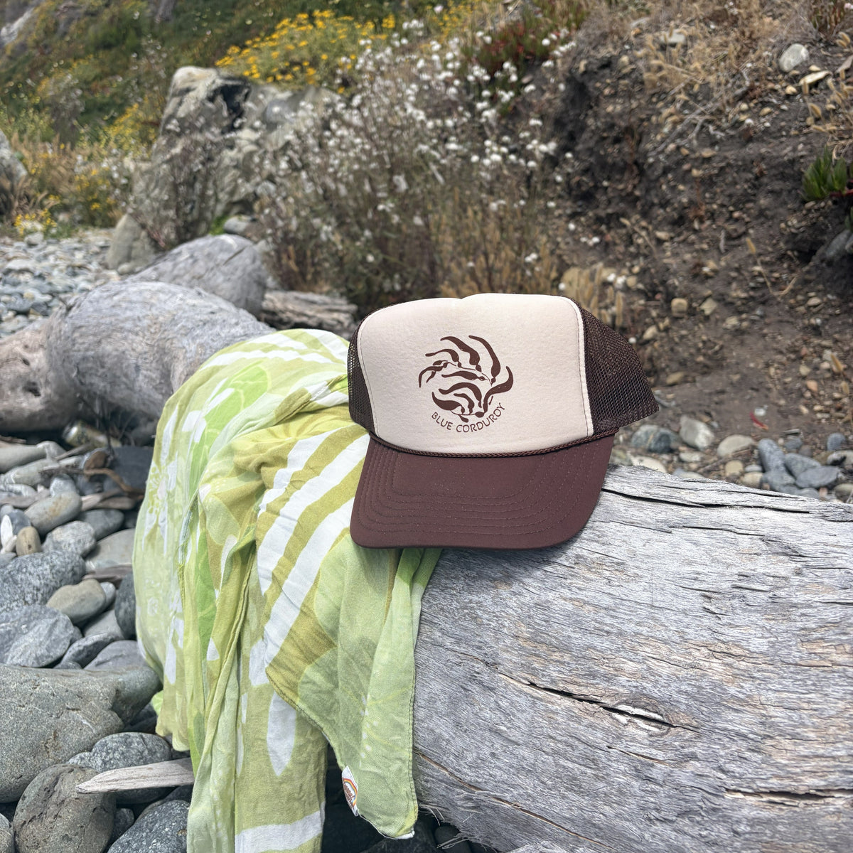 Trucker Hat - Brown Kelp