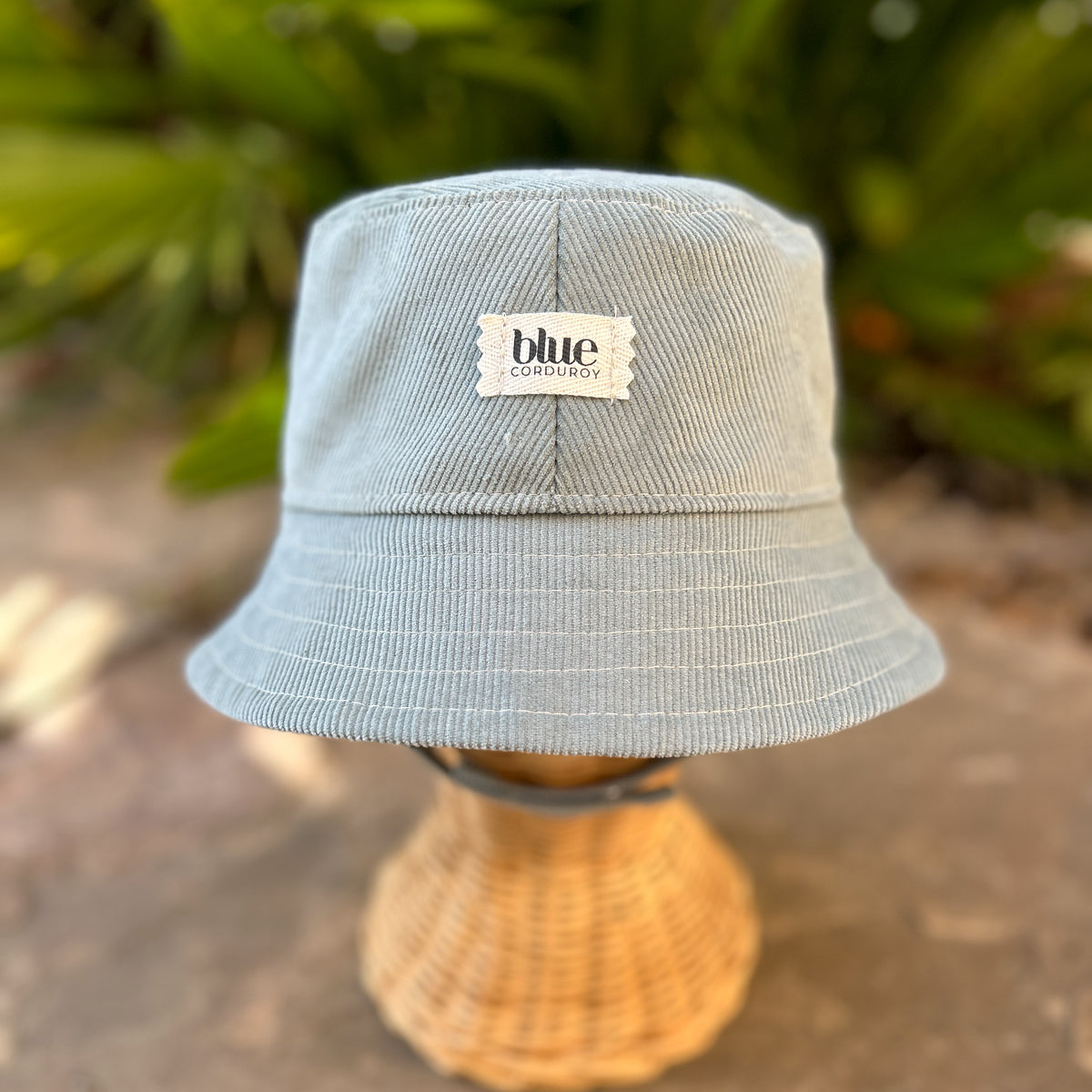 Baby Corduroy Bucket Hat - Dusty Blue