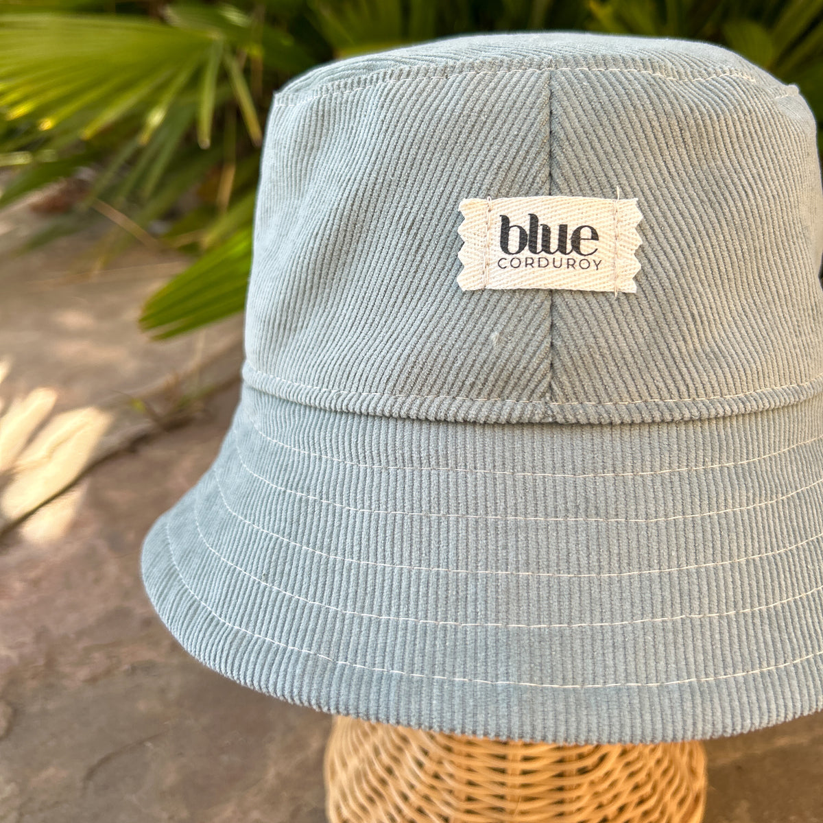 Baby Corduroy Bucket Hat - Dusty Blue