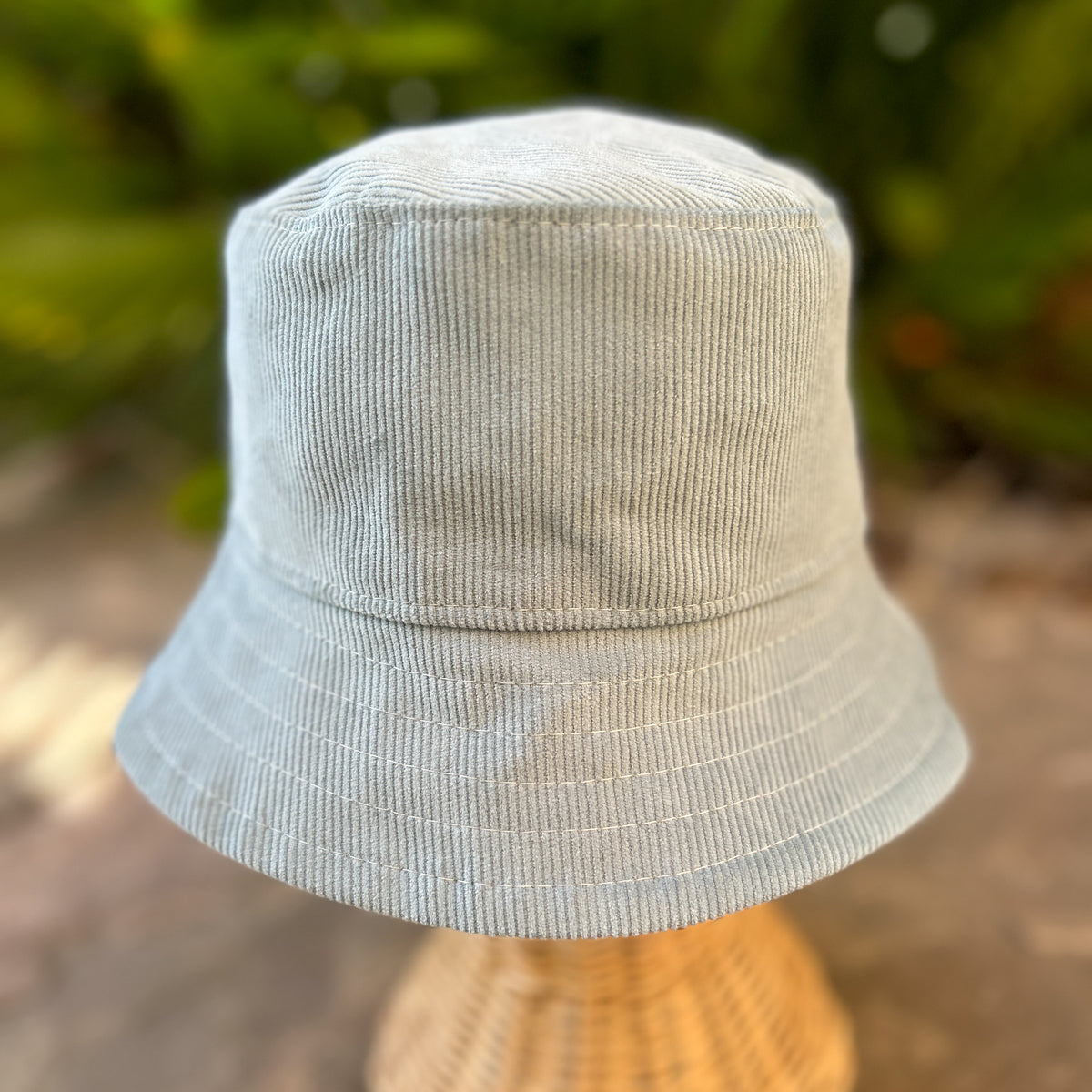 Baby Corduroy Bucket Hat - Dusty Blue