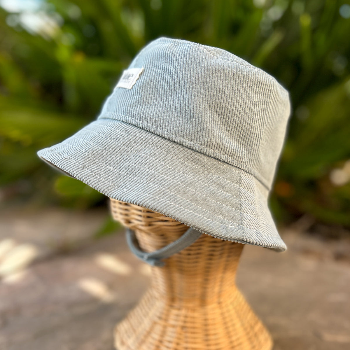 Baby Corduroy Bucket Hat - Dusty Blue