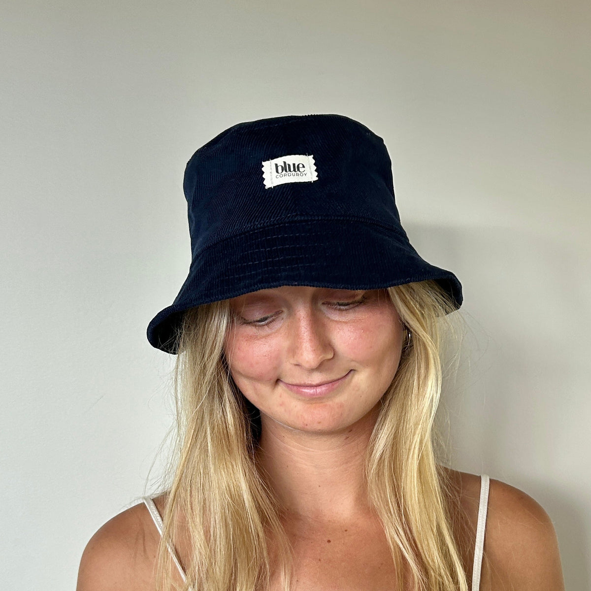 Corduroy Bucket Hat - Navy