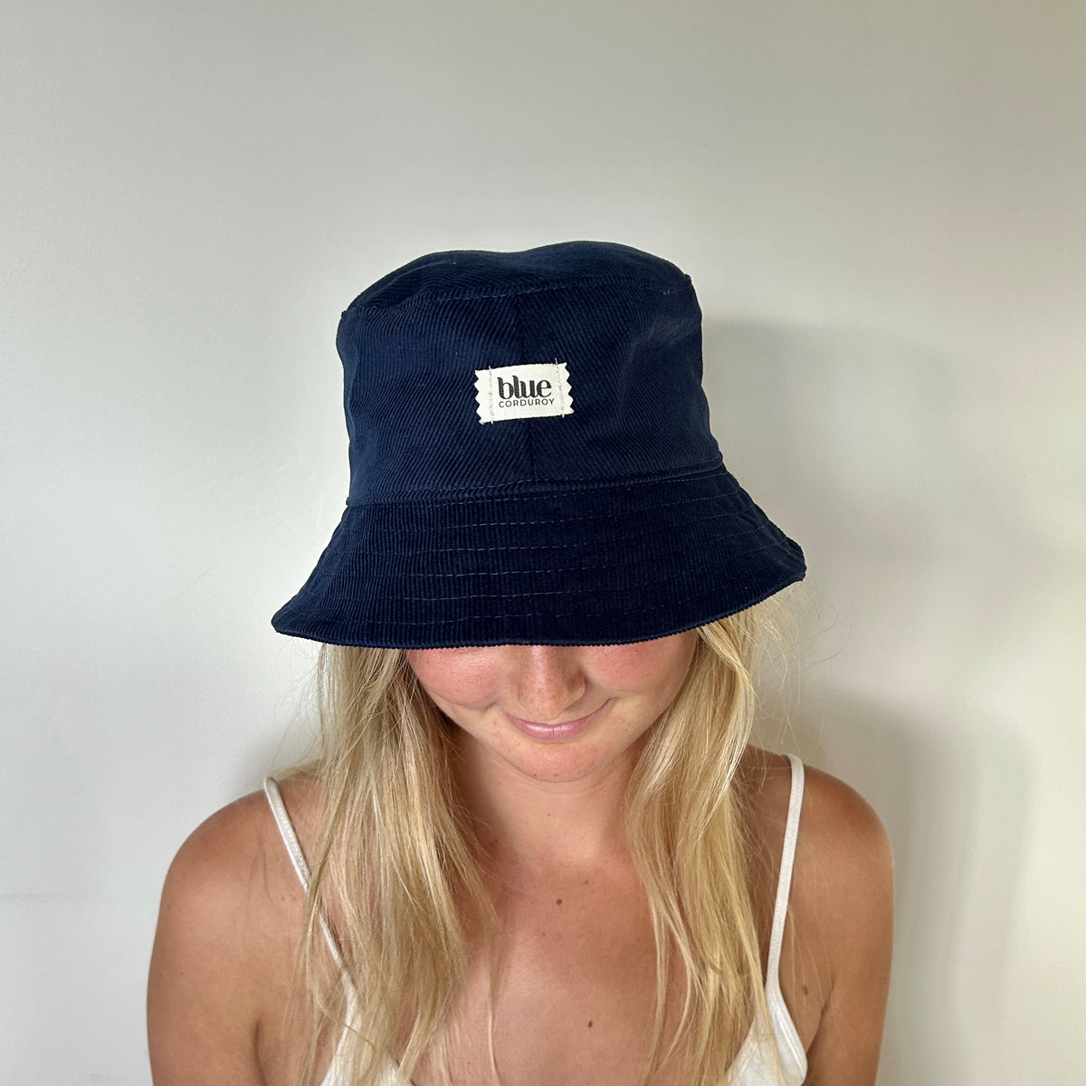 Corduroy Bucket Hat - Navy