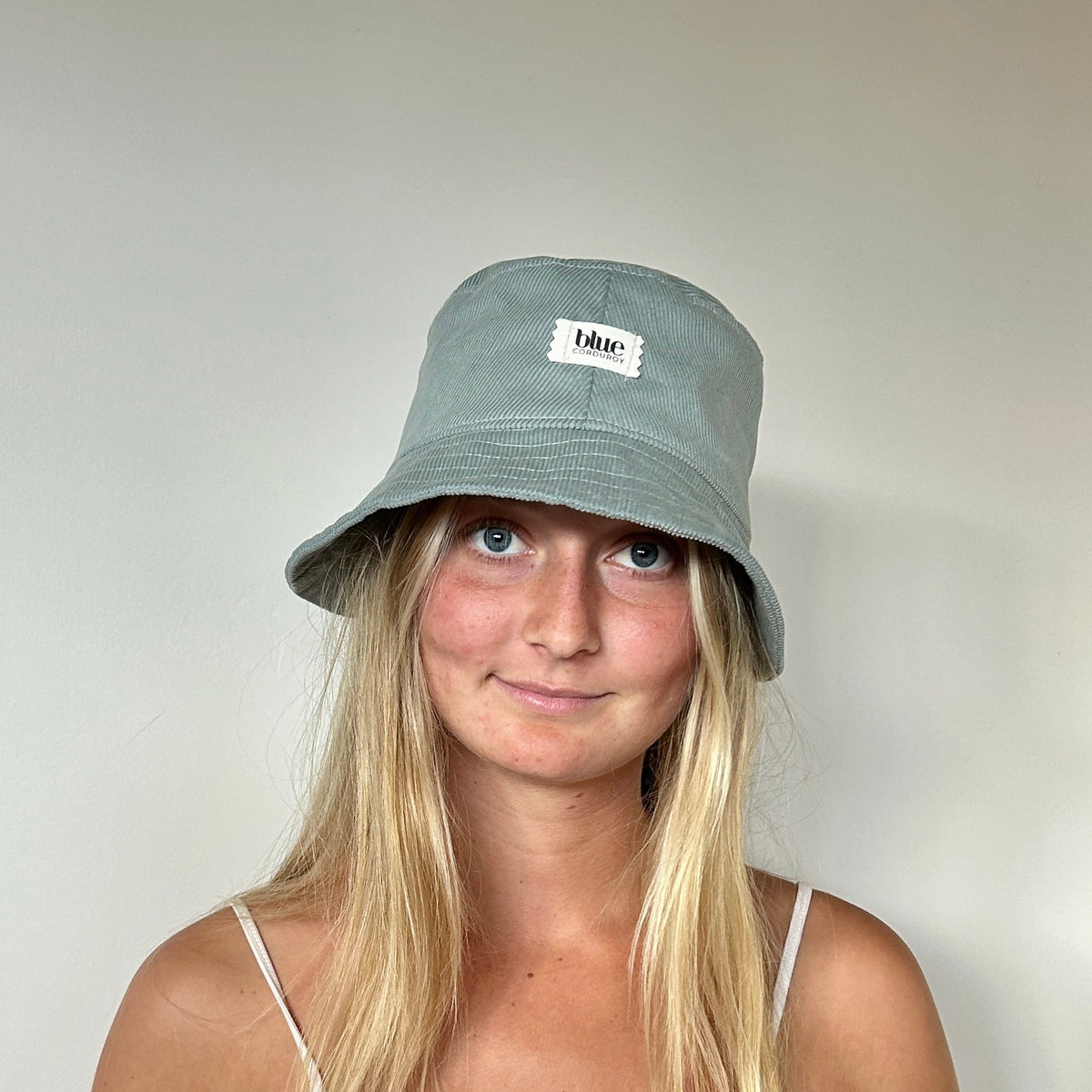 Corduroy Bucket Hat - Dusty Blue
