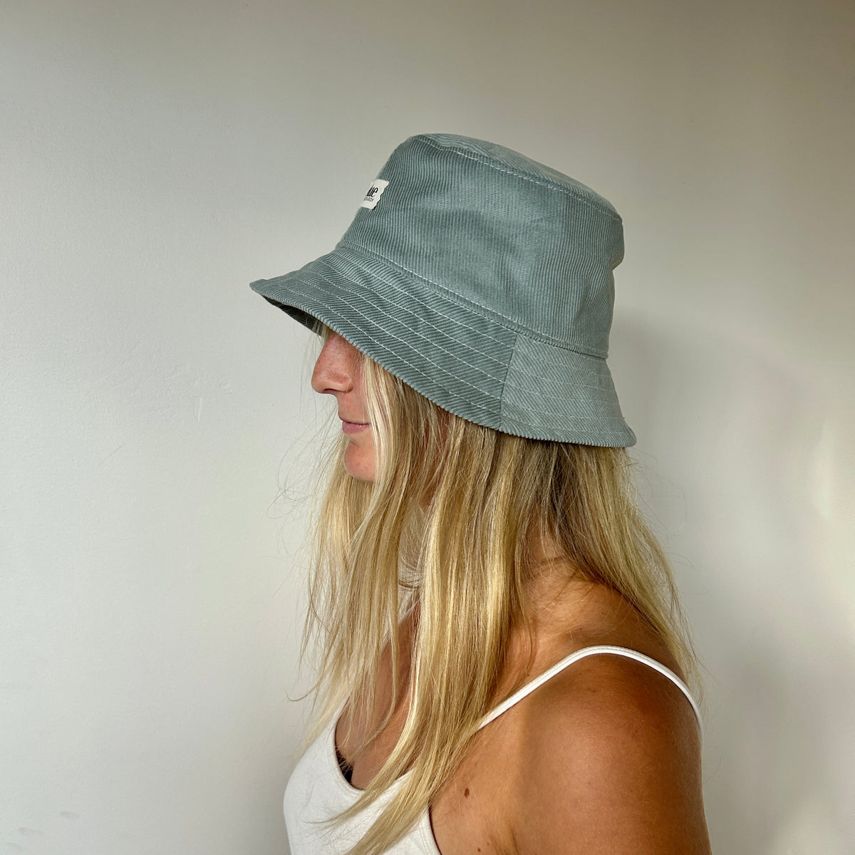 Corduroy Bucket Hat - Dusty Blue