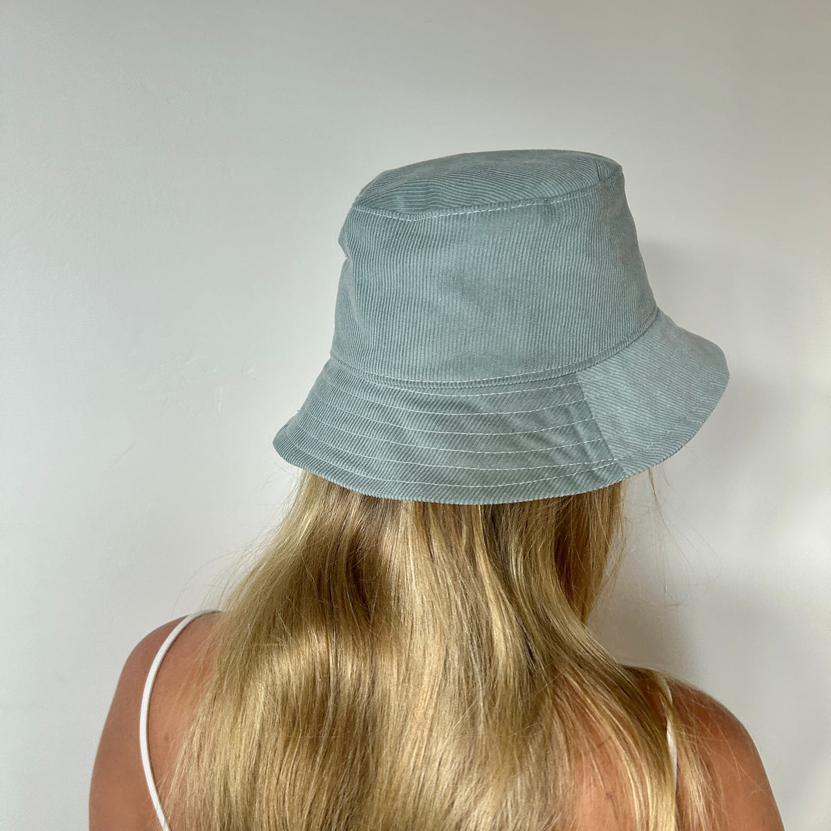 Corduroy Bucket Hat - Dusty Blue