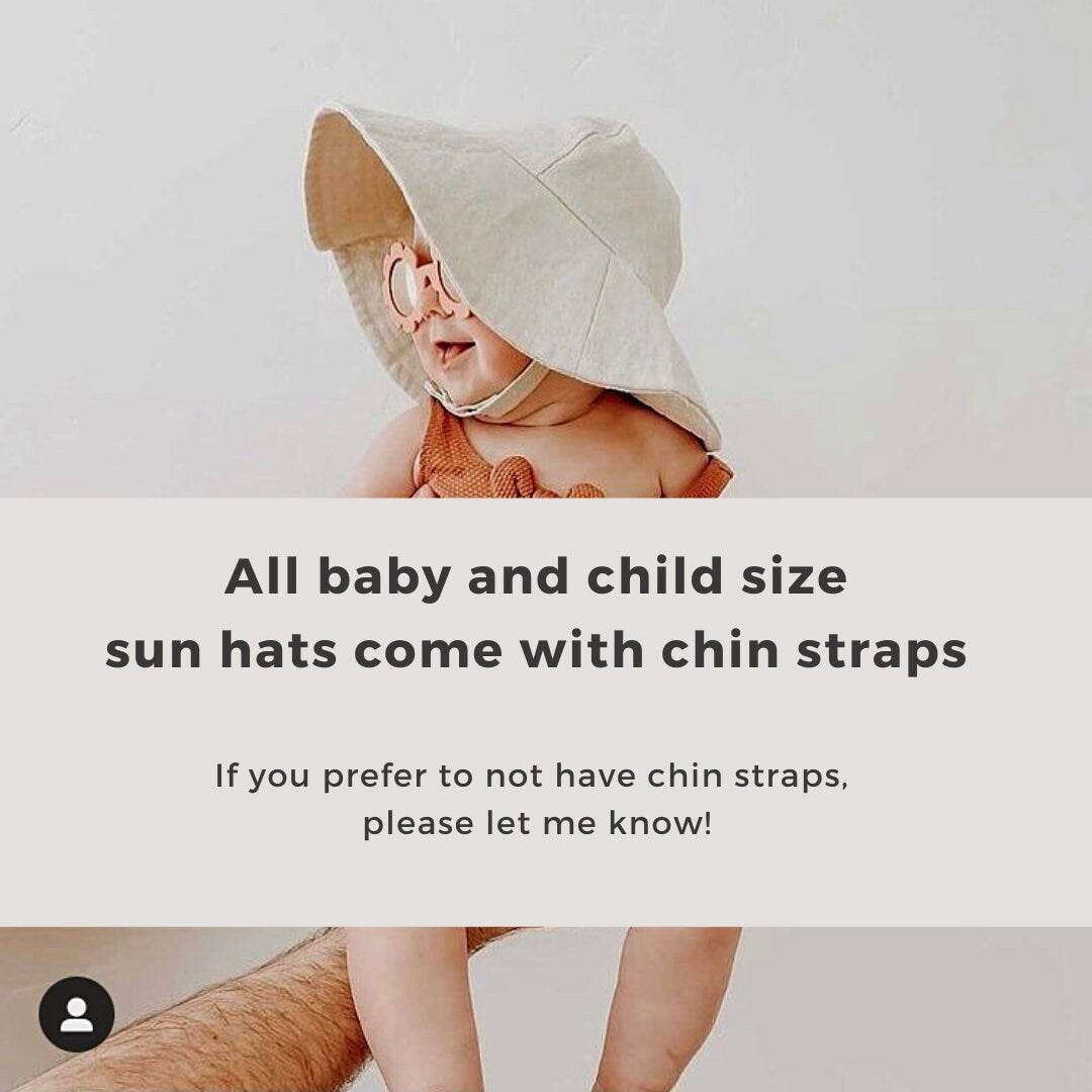 Baby Cotton Bucket Hat - Indigo Waves