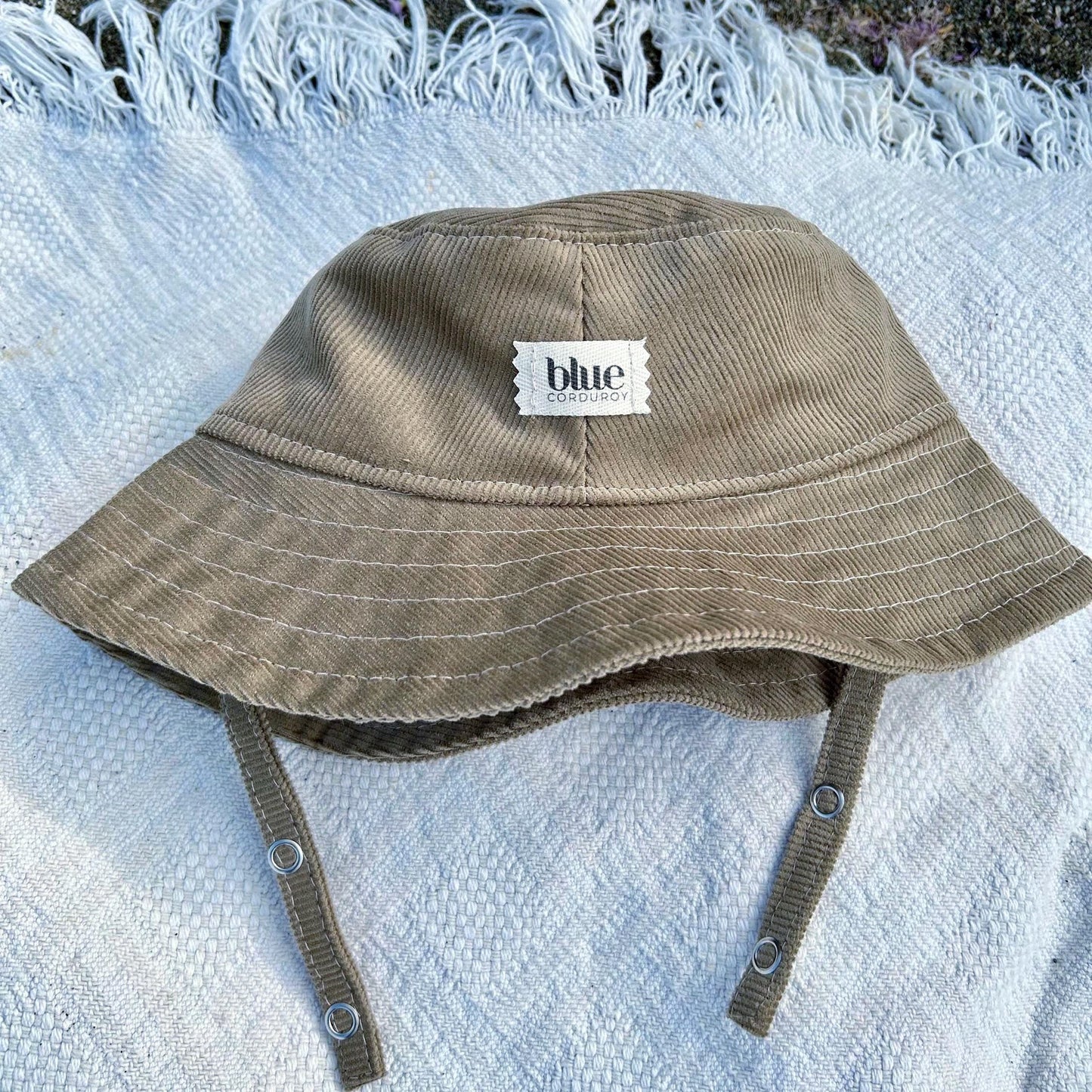 Baby Corduroy Bucket Hat - Khaki