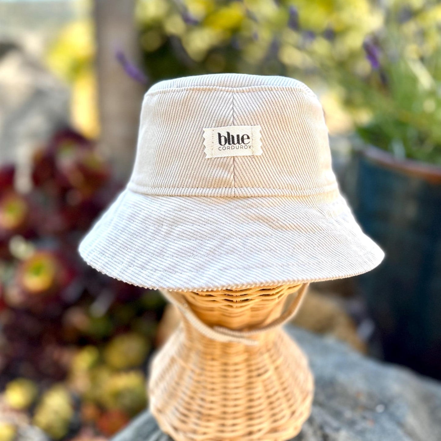 Baby Corduroy Bucket Hat - Stone