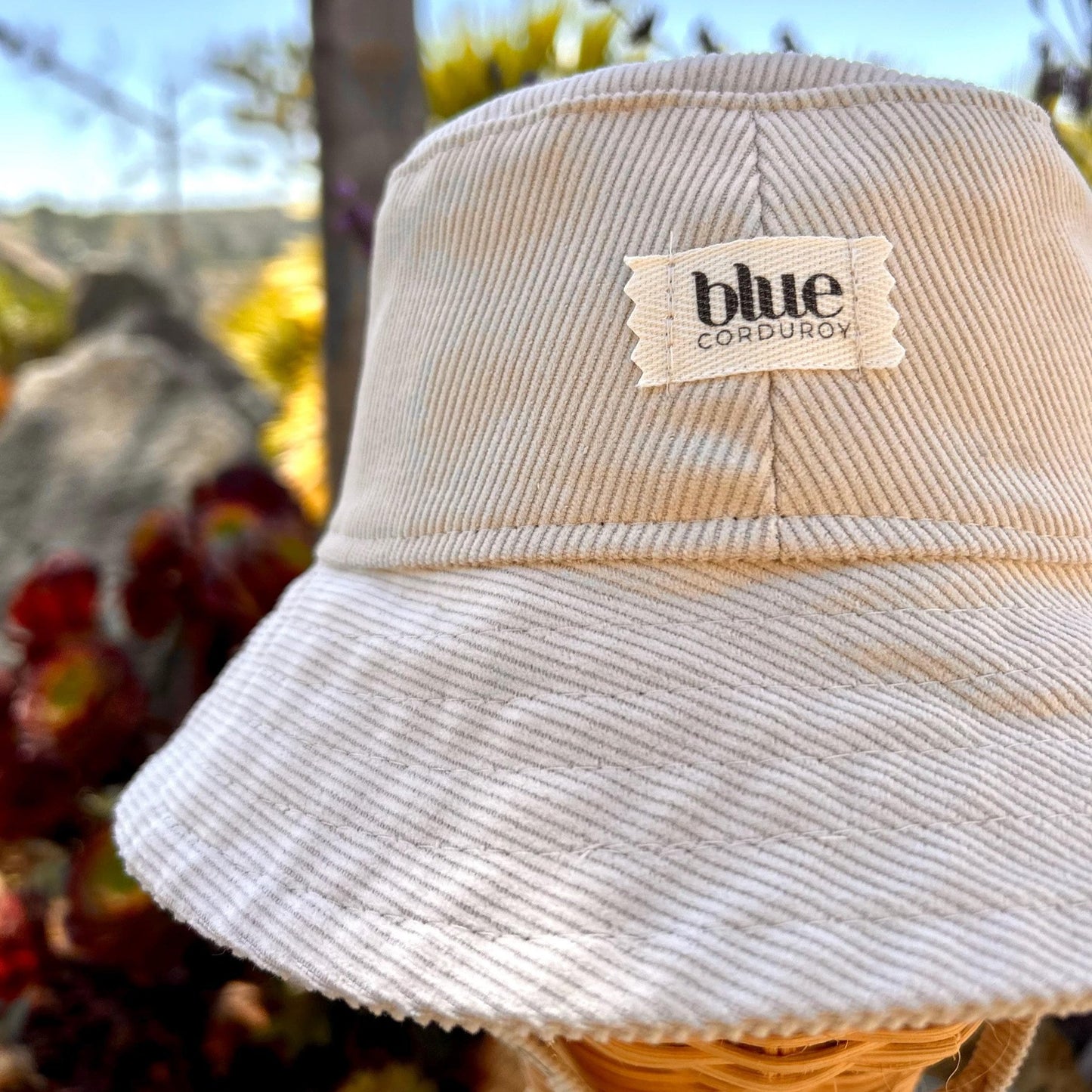 Baby Corduroy Bucket Hat - Stone