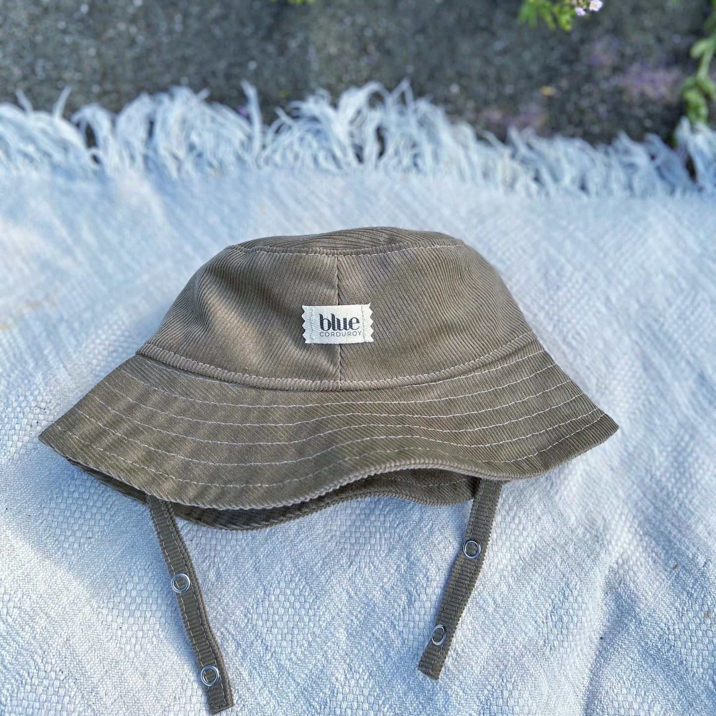 Baby Corduroy Bucket Hat - Khaki