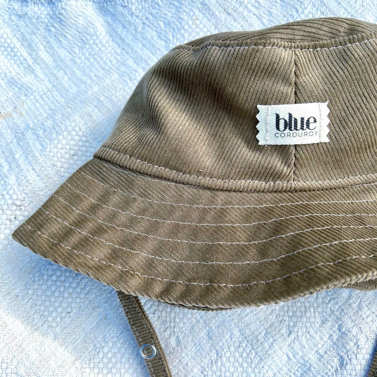 Baby Corduroy Bucket Hat - Khaki