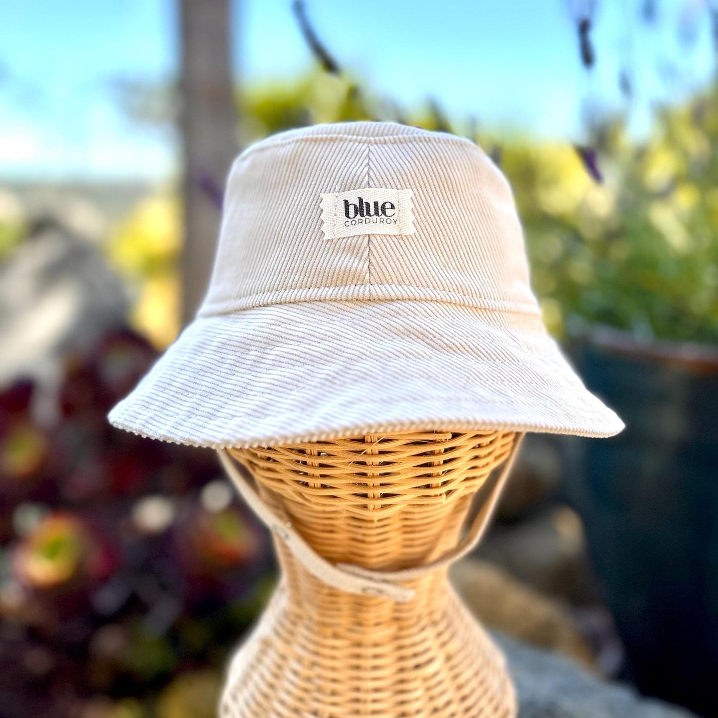 Baby Corduroy Bucket Hat - Stone