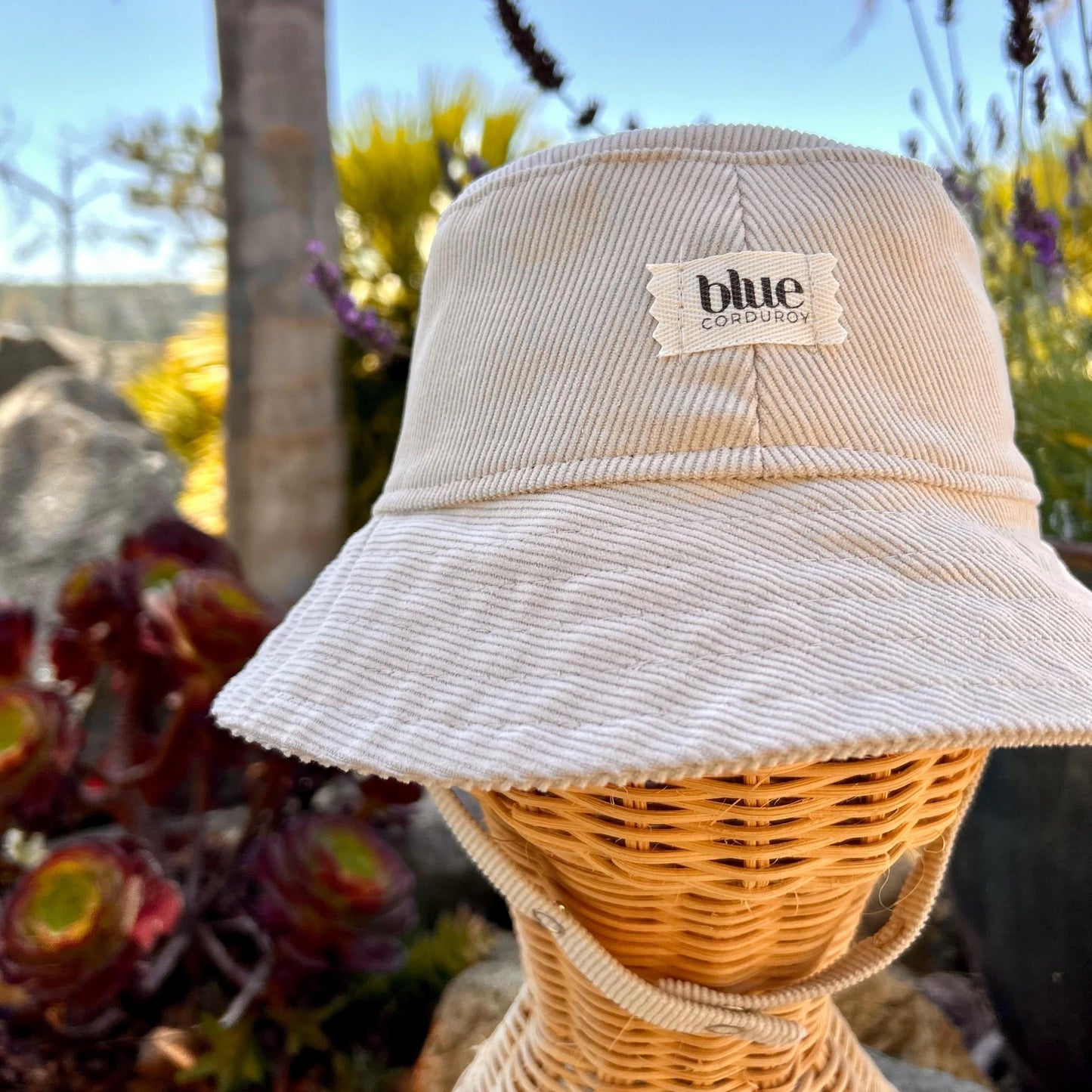 Baby Corduroy Bucket Hat - Stone