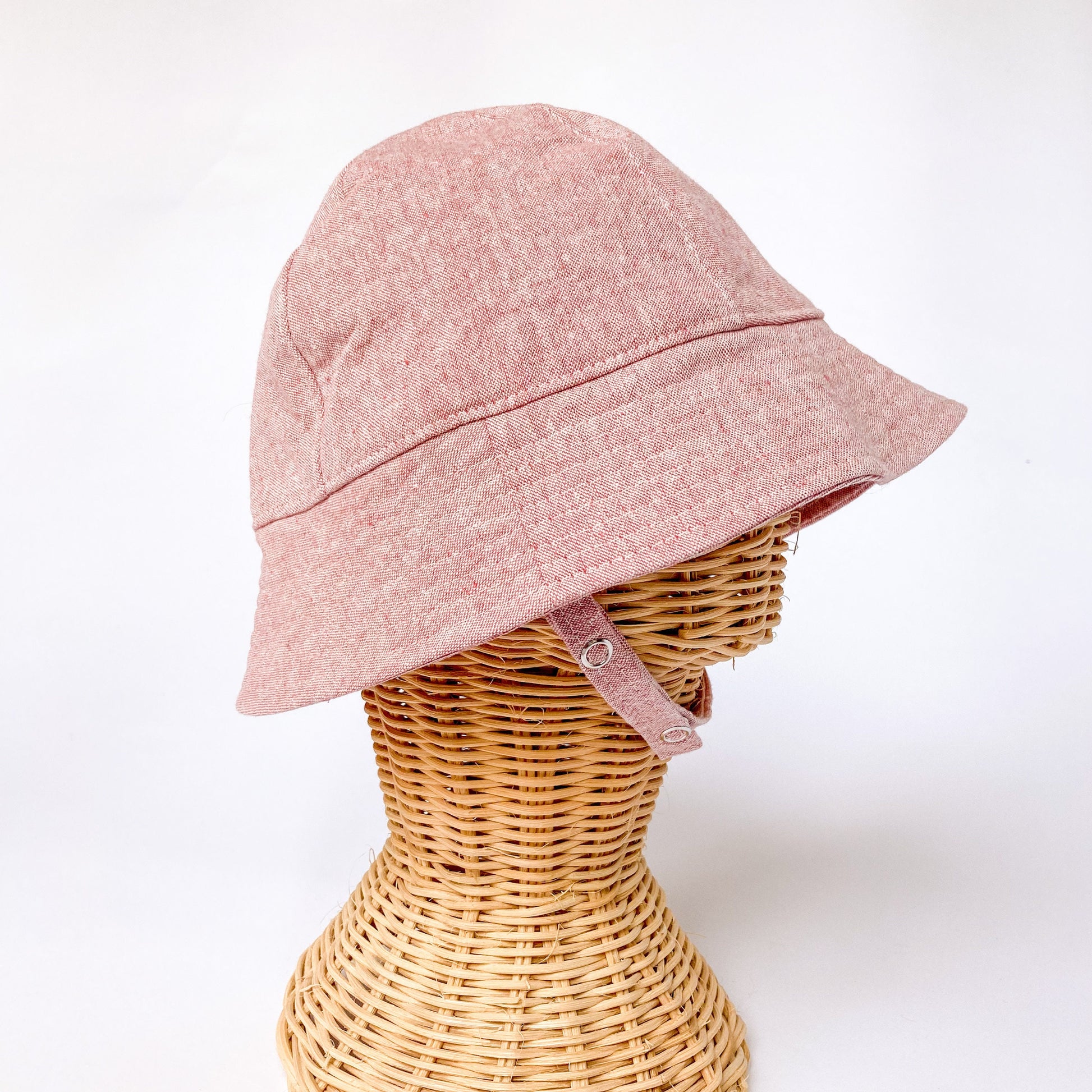 Girl Bucket Hat, Beach Sun Hat for Kids, Brimmed Baby Hat, Infant Beach Accessory, Summer Newborn Gift, Pink Baby Sun Hat, Foldable Hat